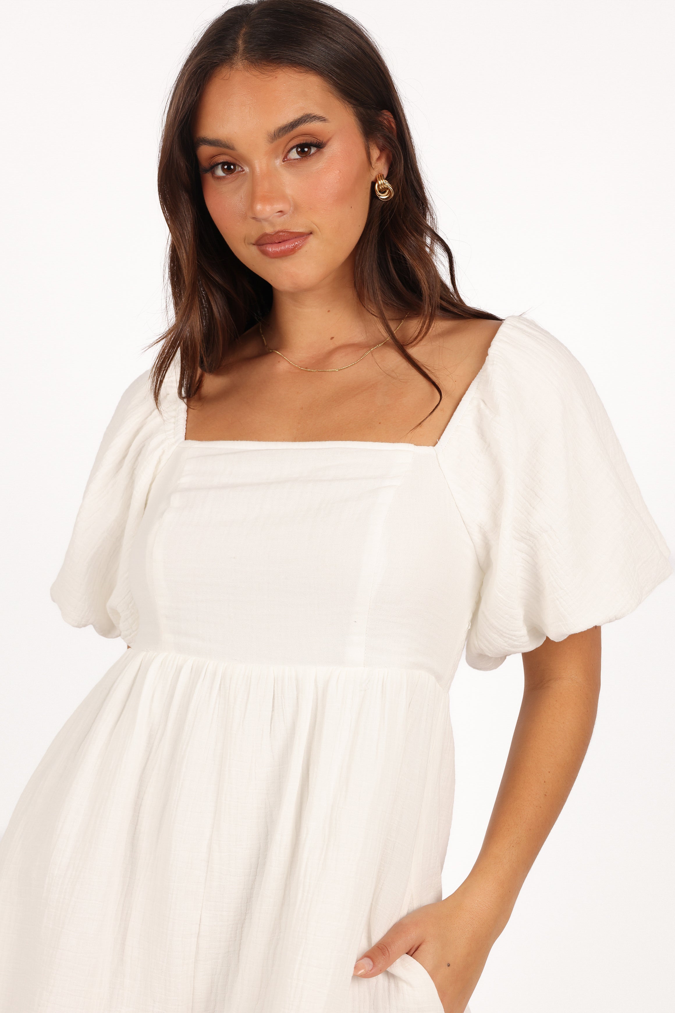 Elise Romper - White