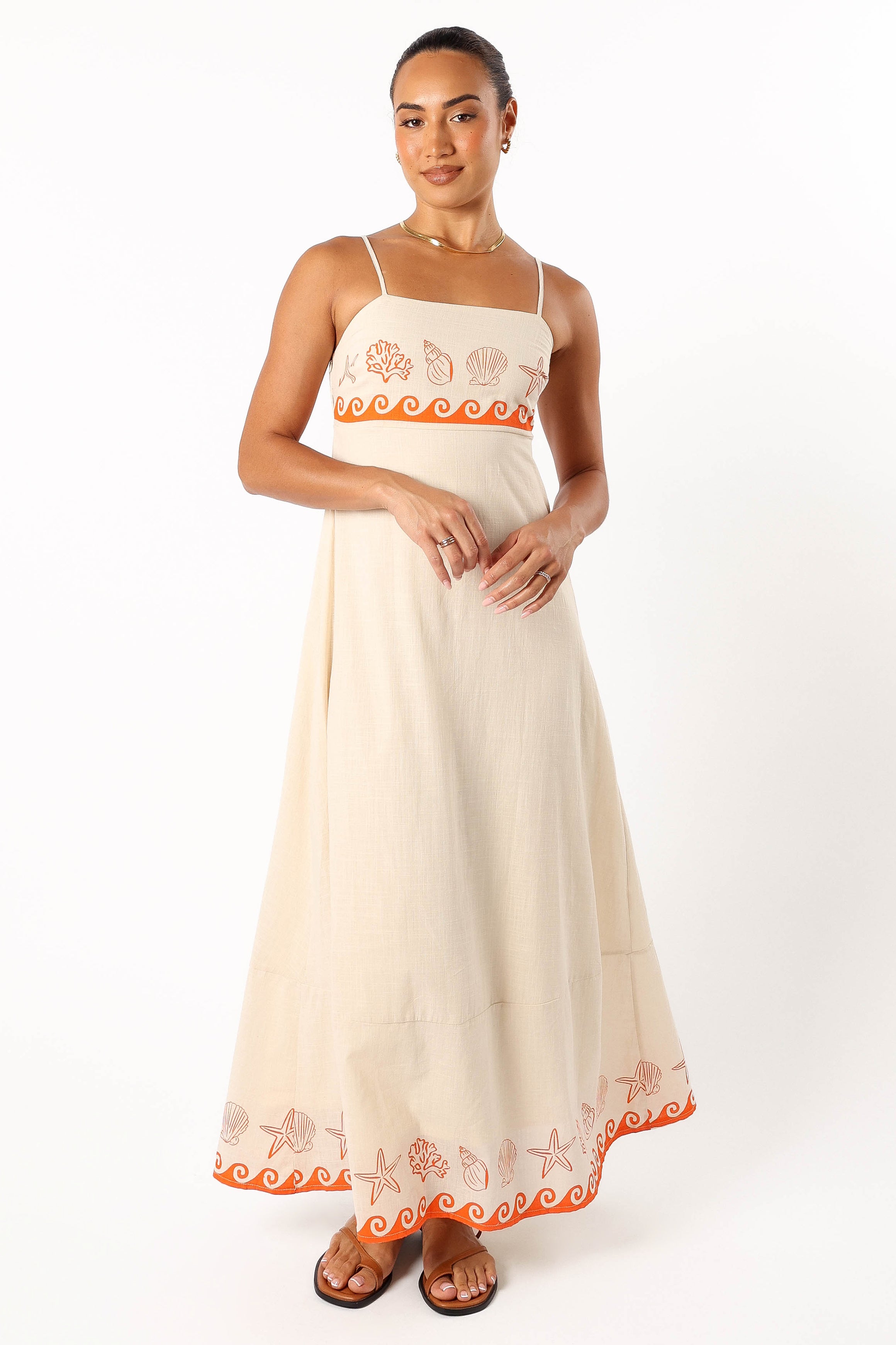 Ceecee Maxi Dress - Beige