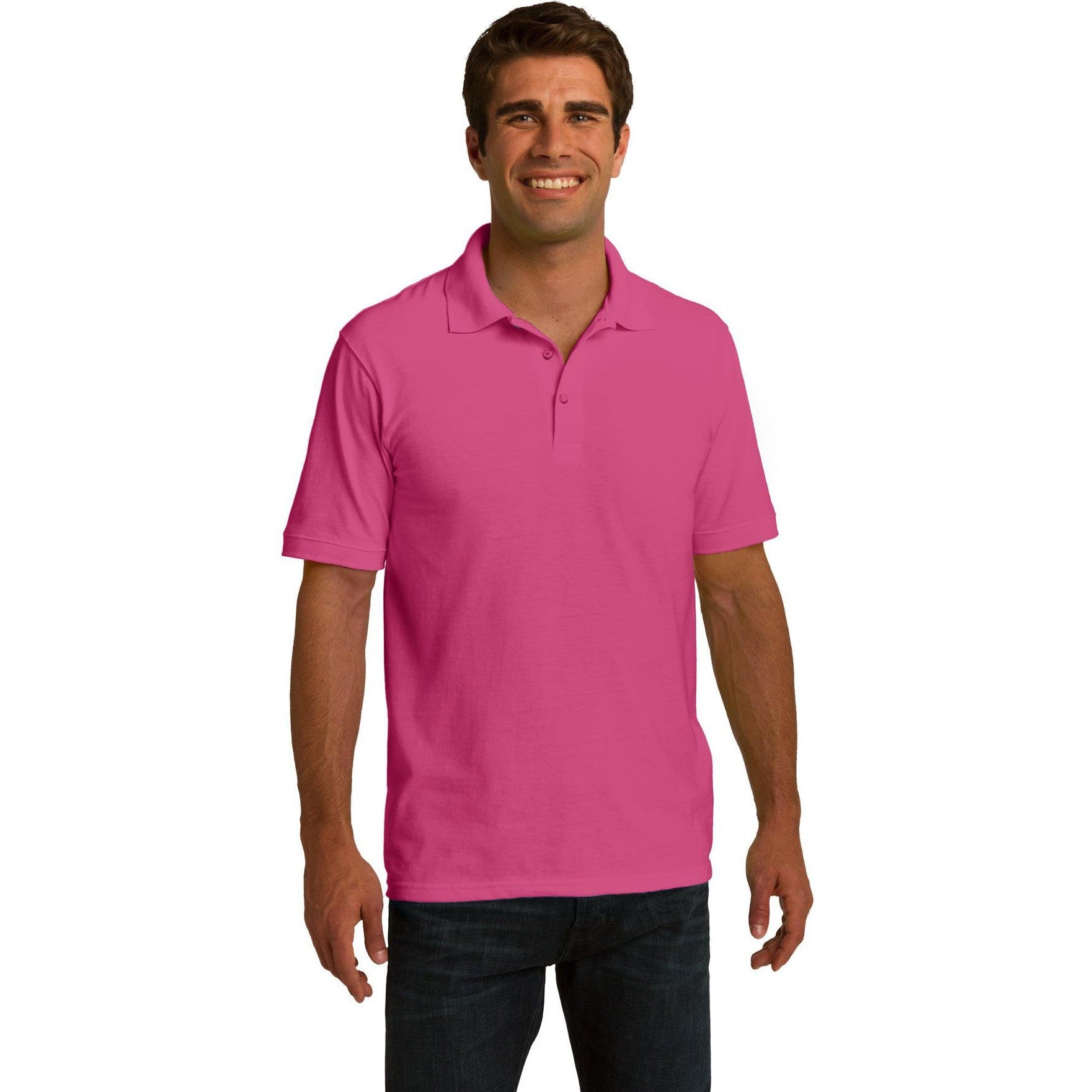 CLOSEOUT - Port & Company Ring Spun Pique Polo