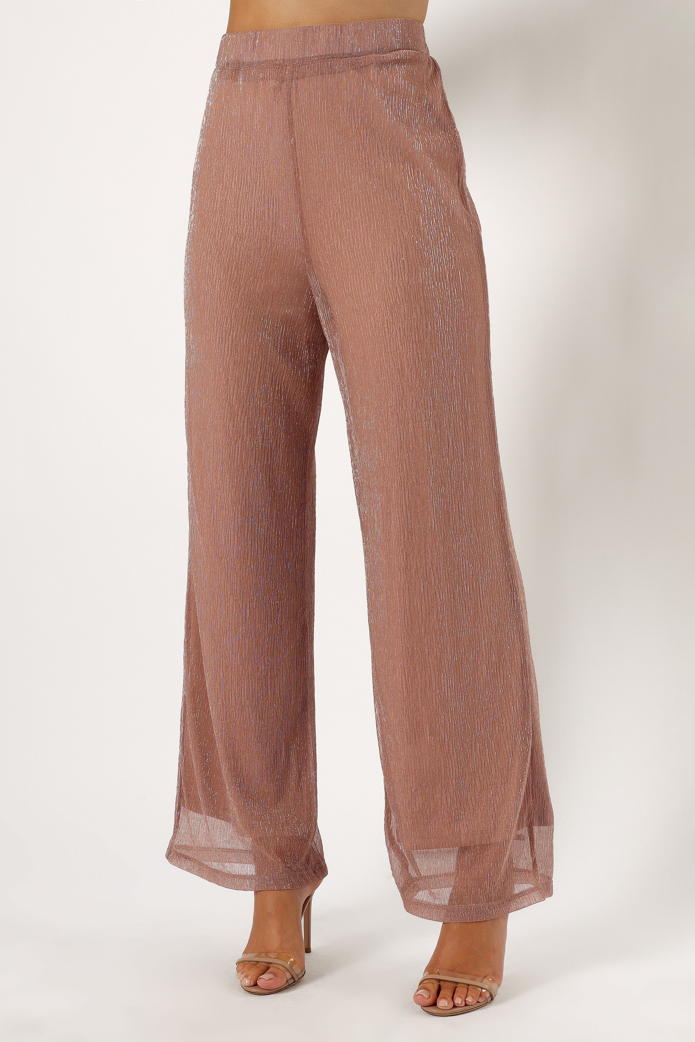 Ramona Wide Leg Pants - Rose