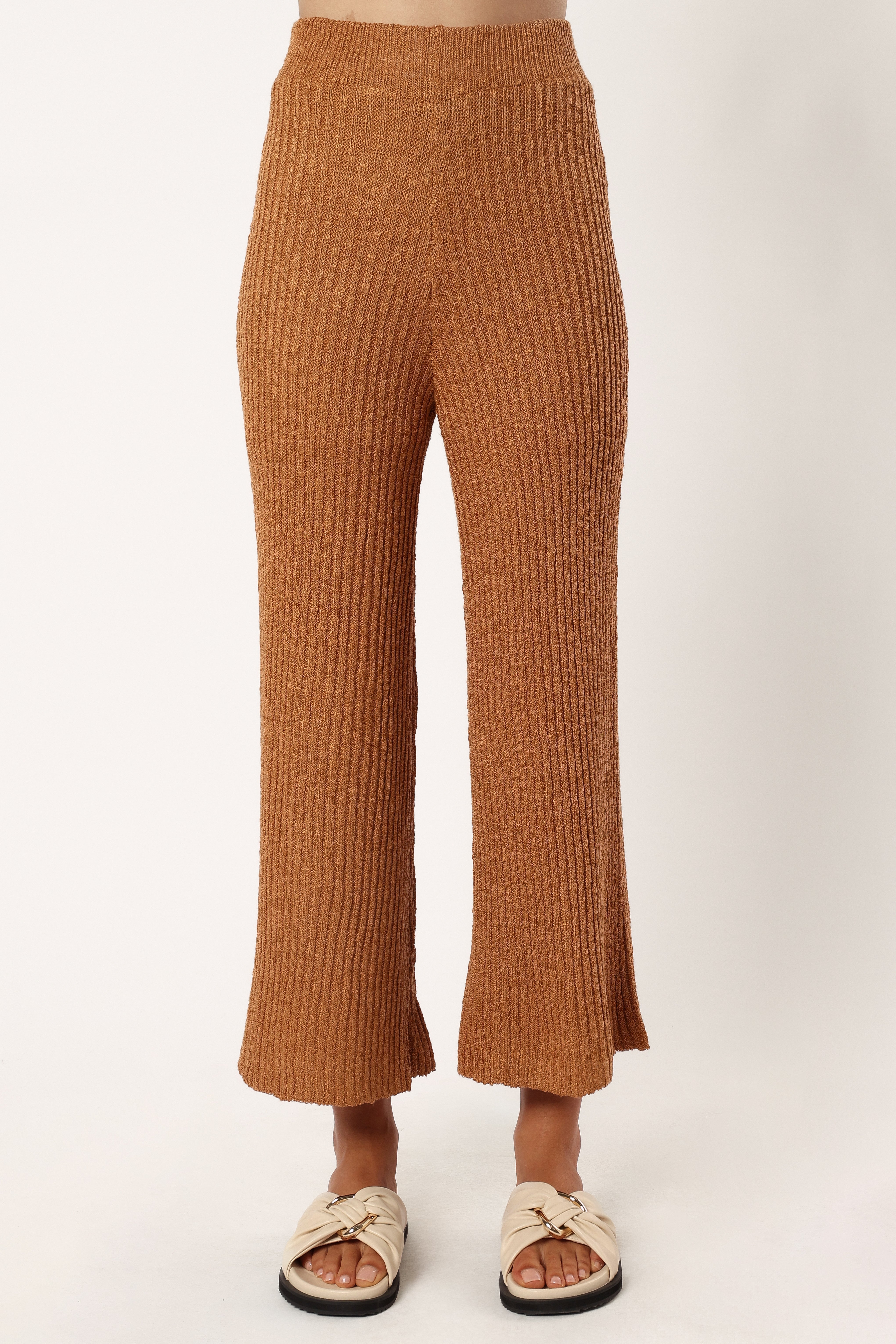 Anna Knitted Set - Brown