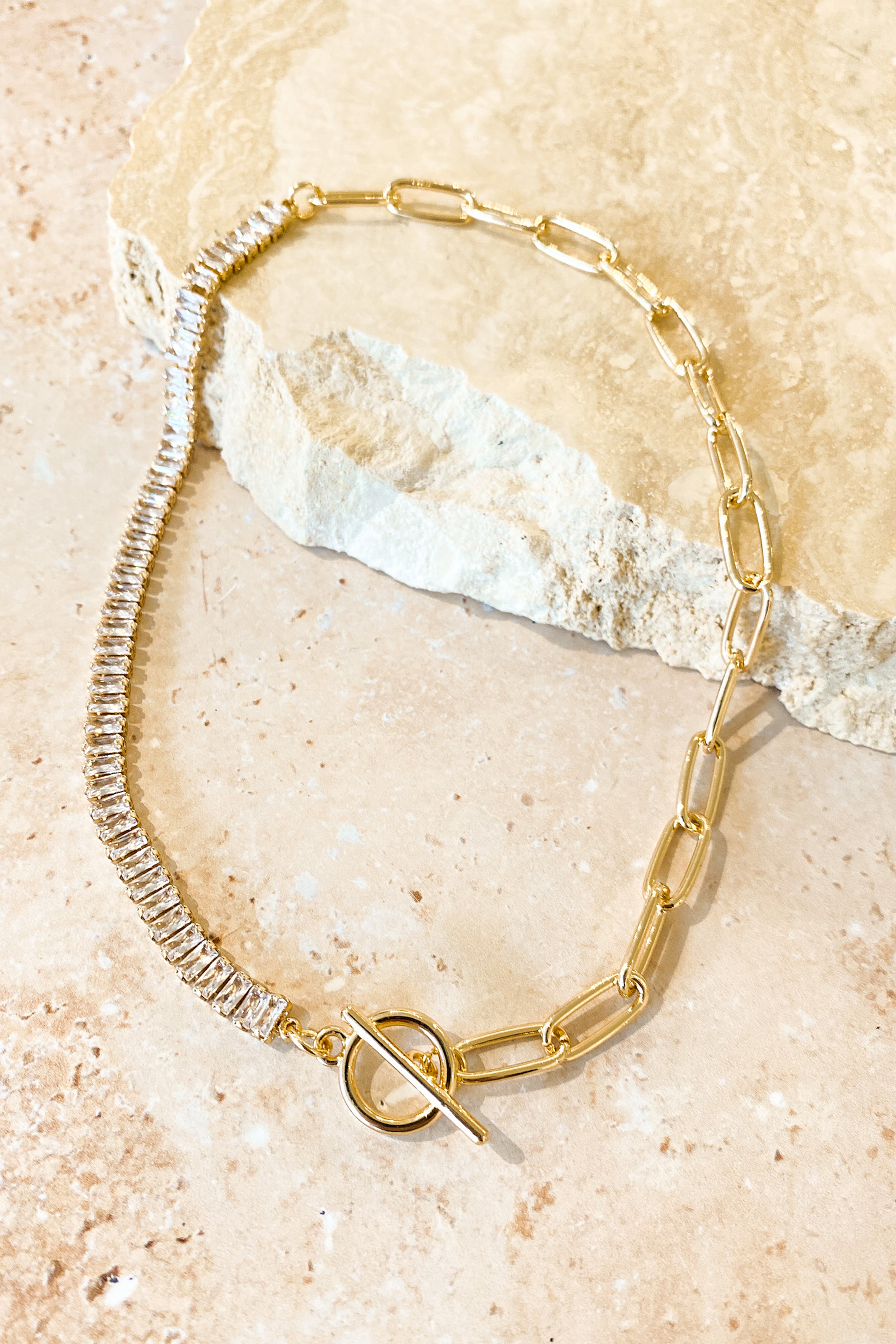 Riri Contrast Chain - Gold