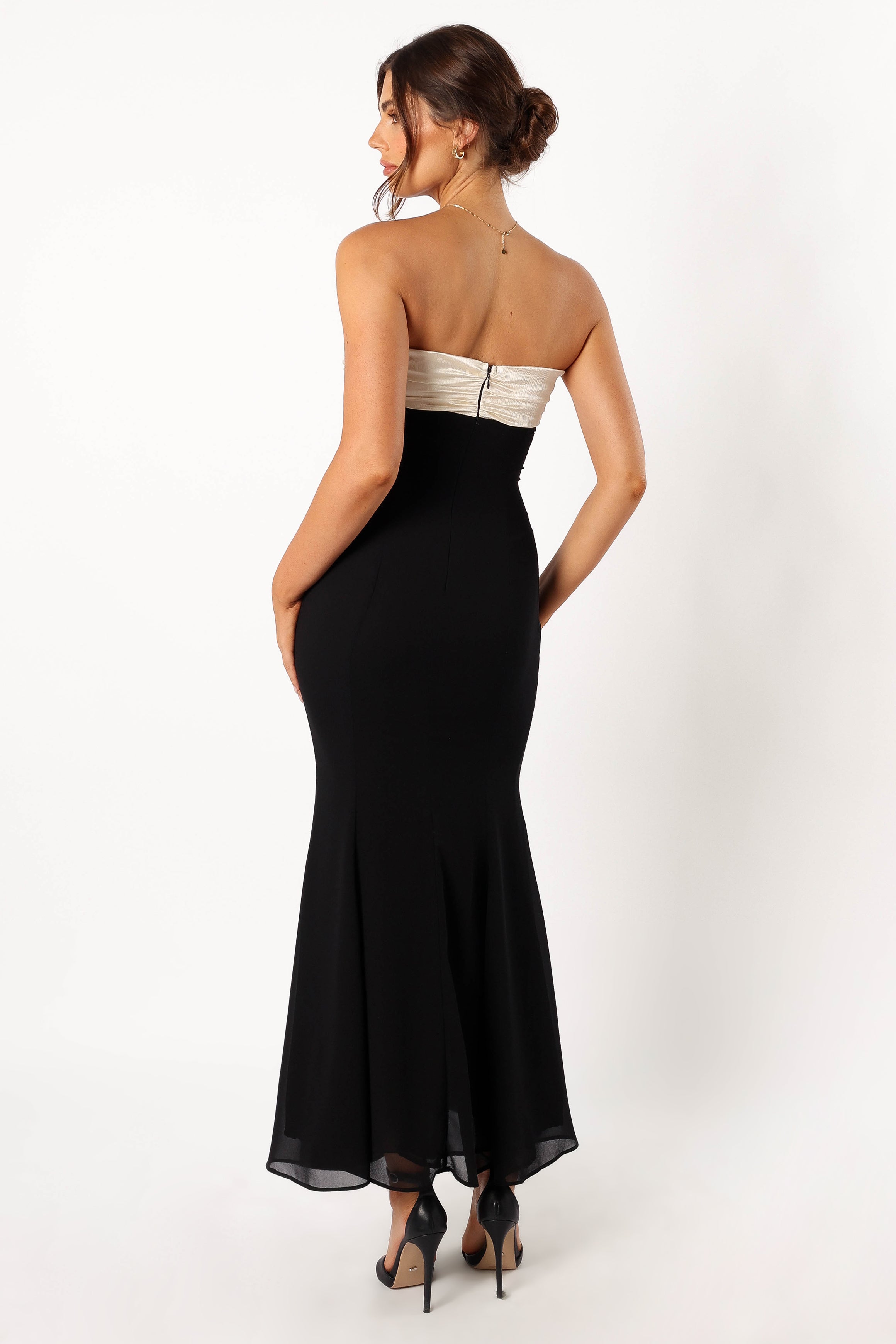 Cecilia Strapless Maxi Dress - Black