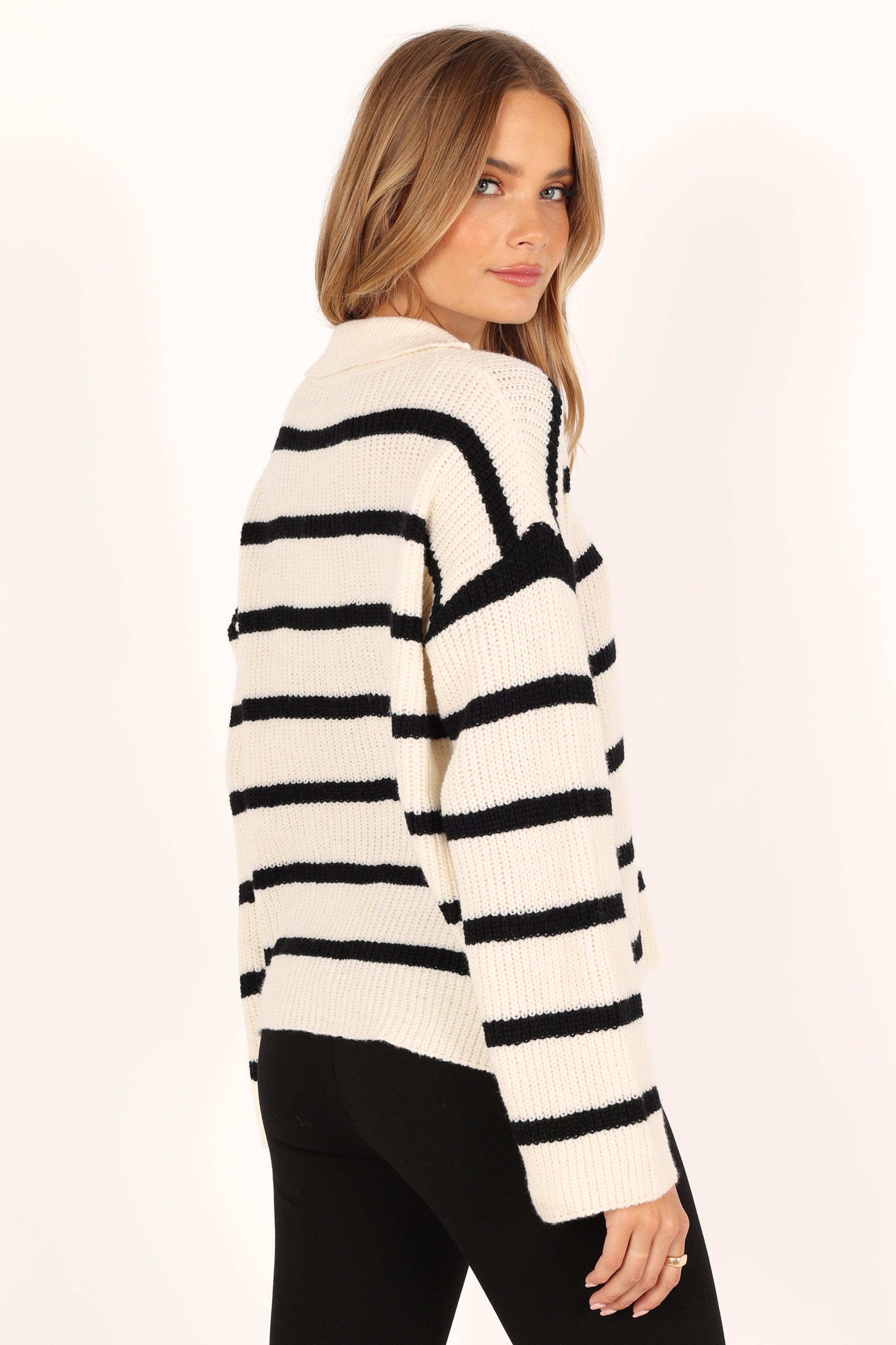 Hazel Knit Sweater - Cream