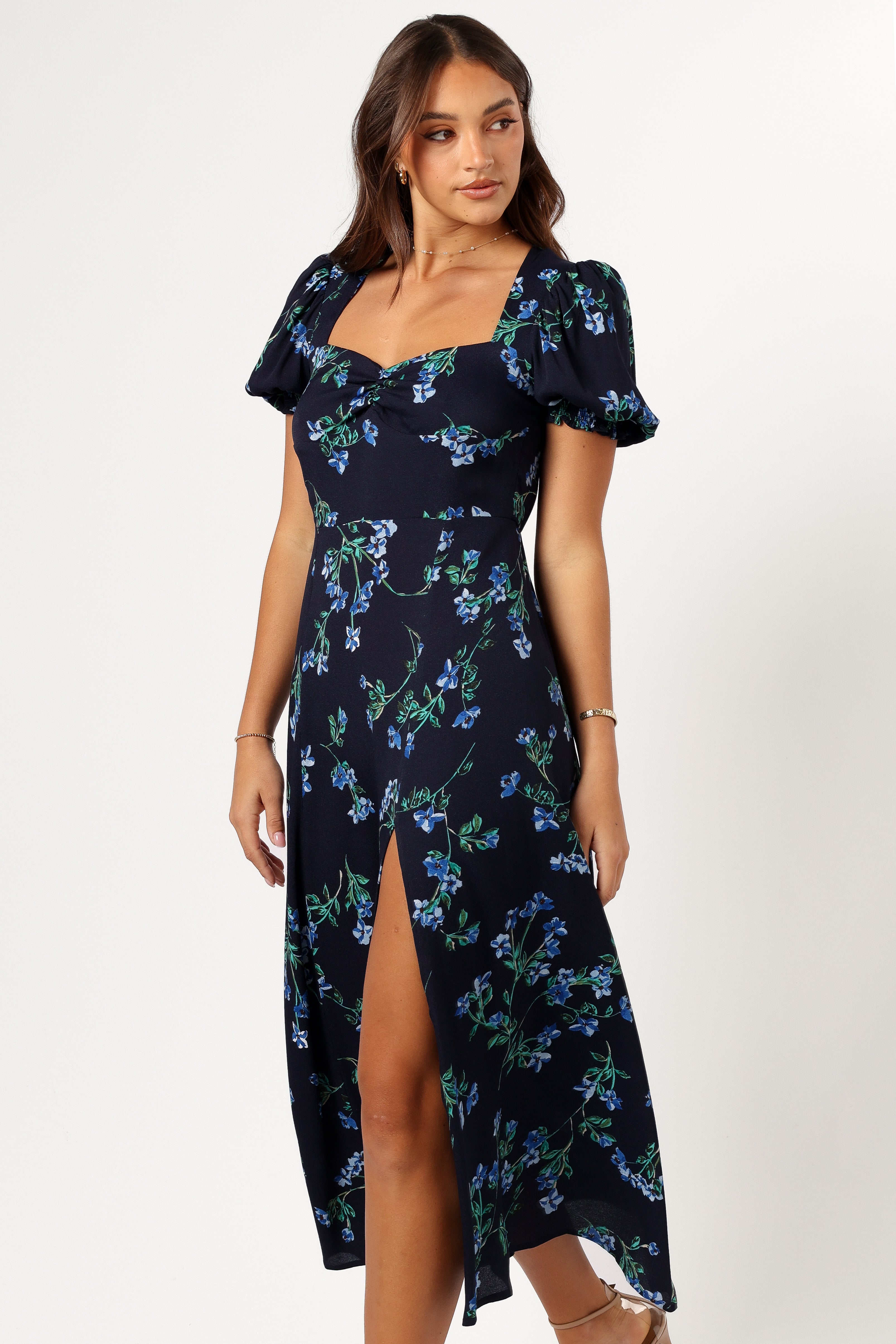 Hendrix Midi Dress - Midnight Blues