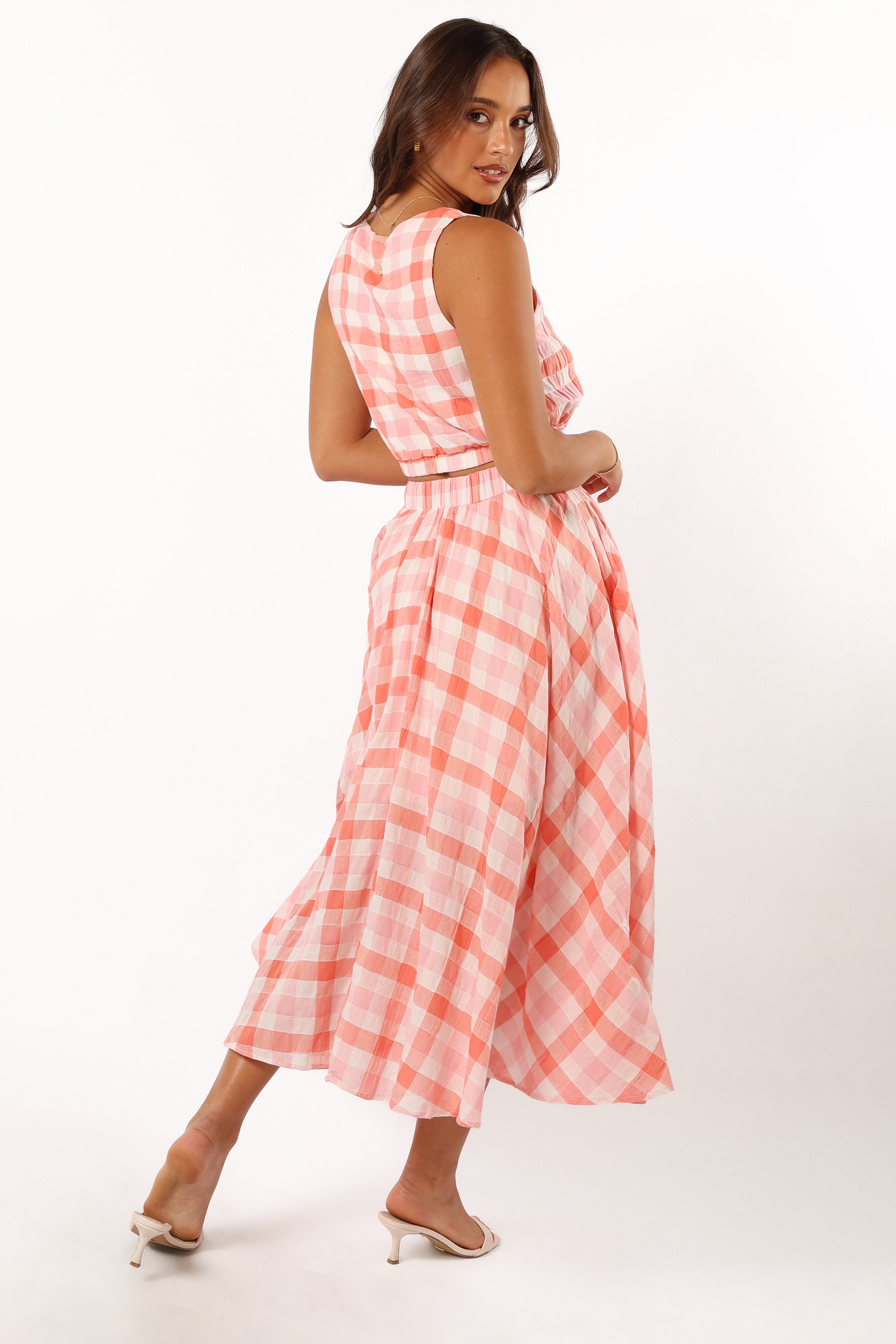 Betty Midi Skirt - Rosey Pink