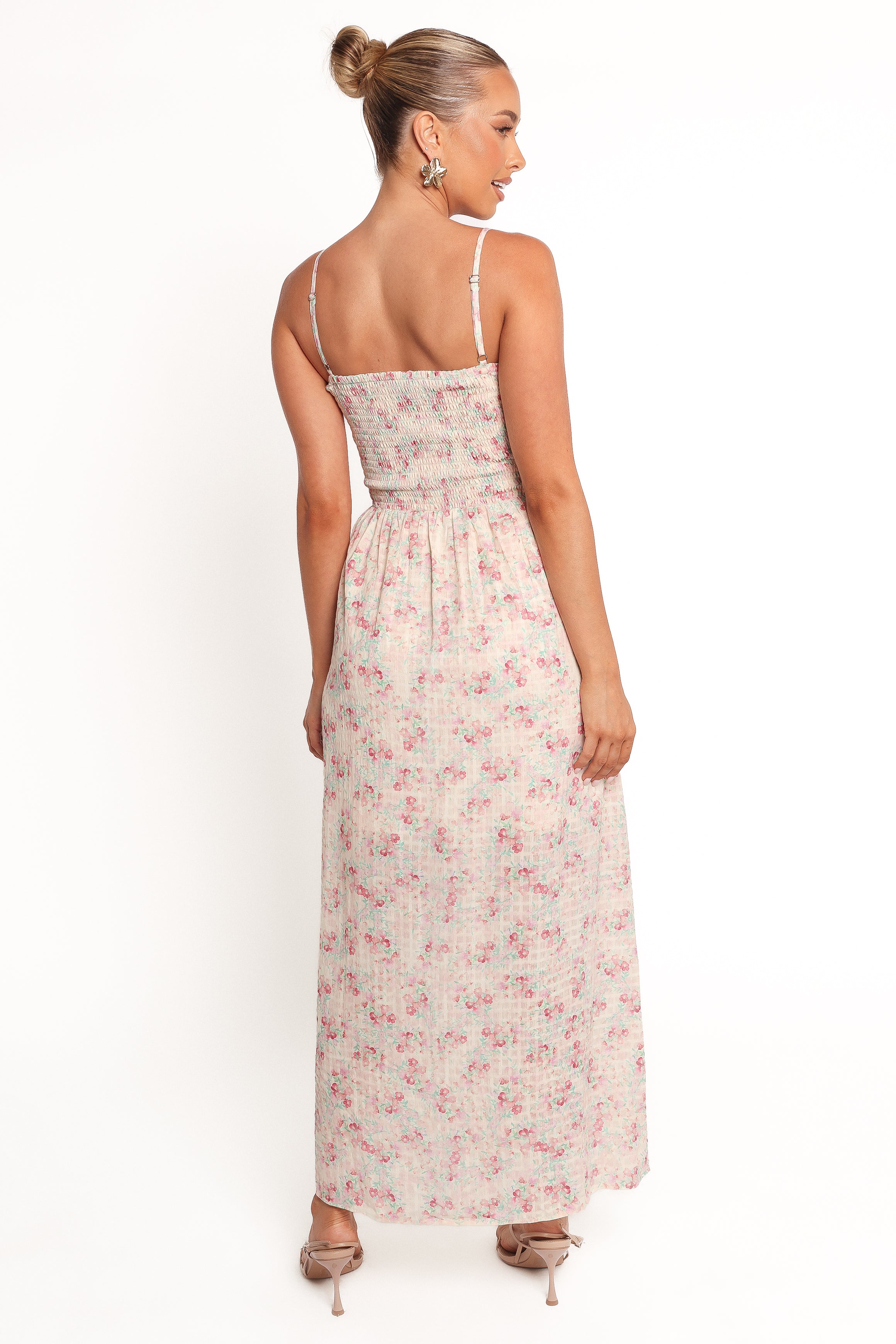 Vespera Maxi Dress - Pink Ditsy