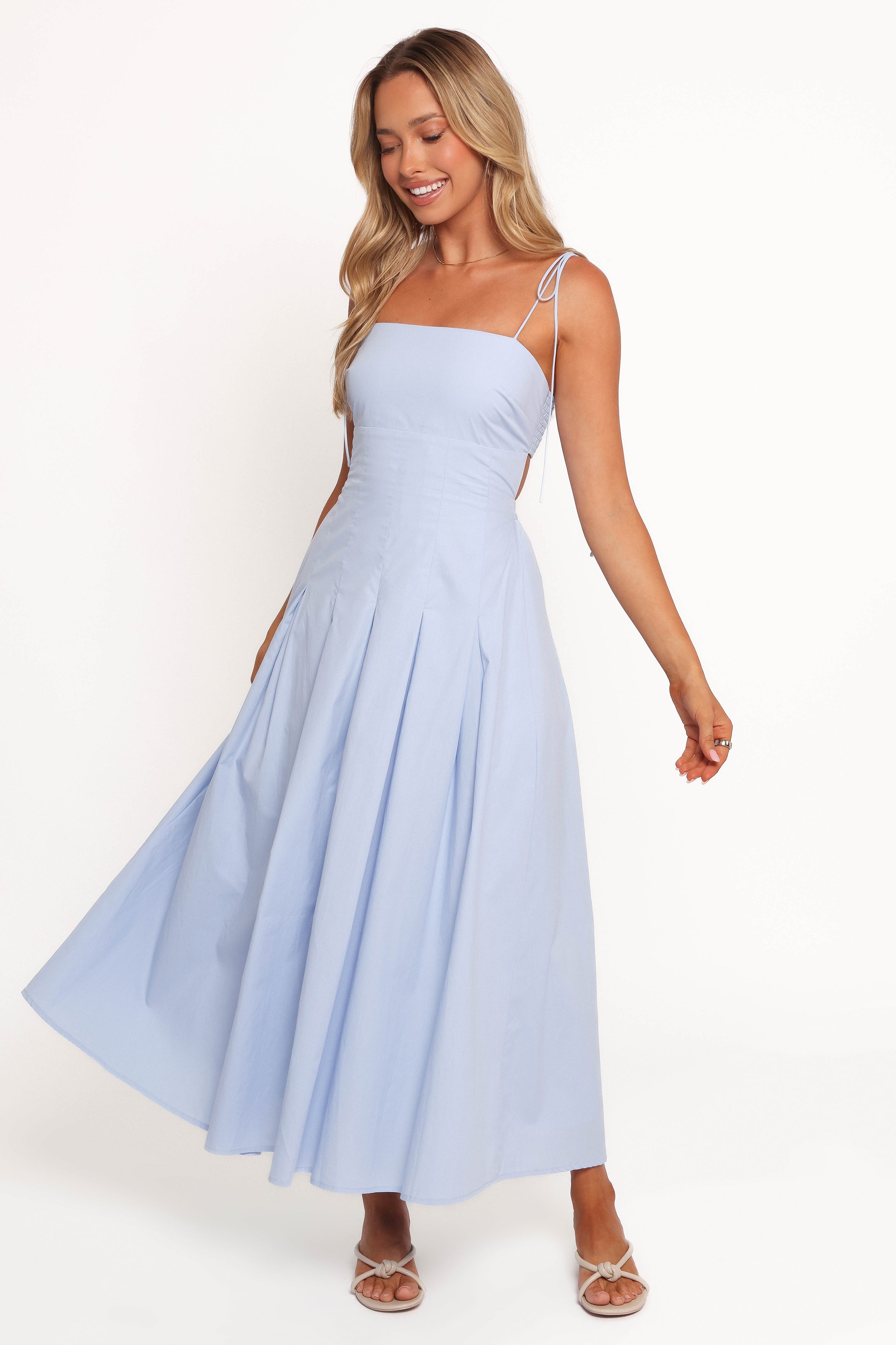 Briony Midi Dress - Blue