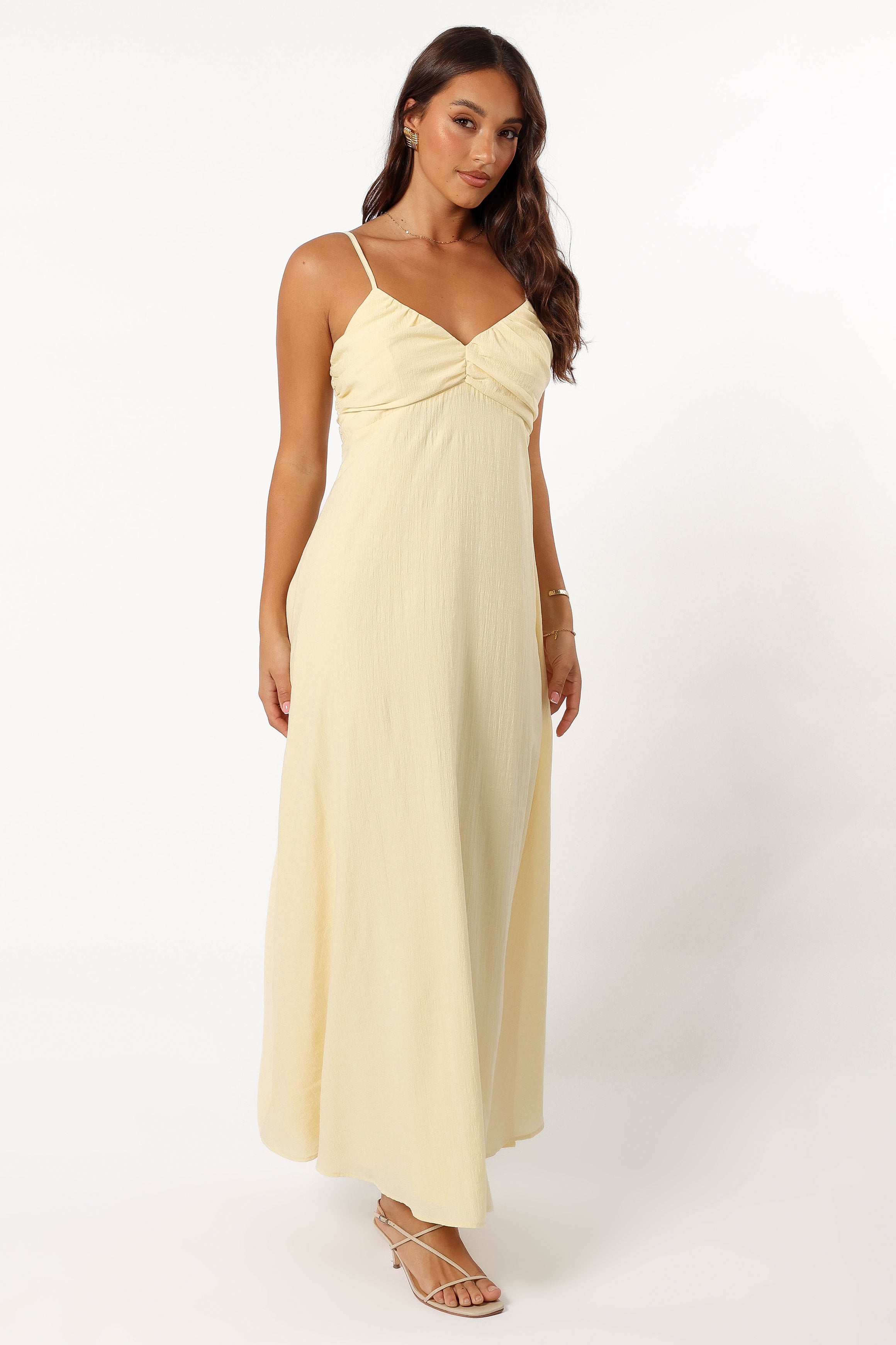 Maddie Maxi Dress - Butter Yellow