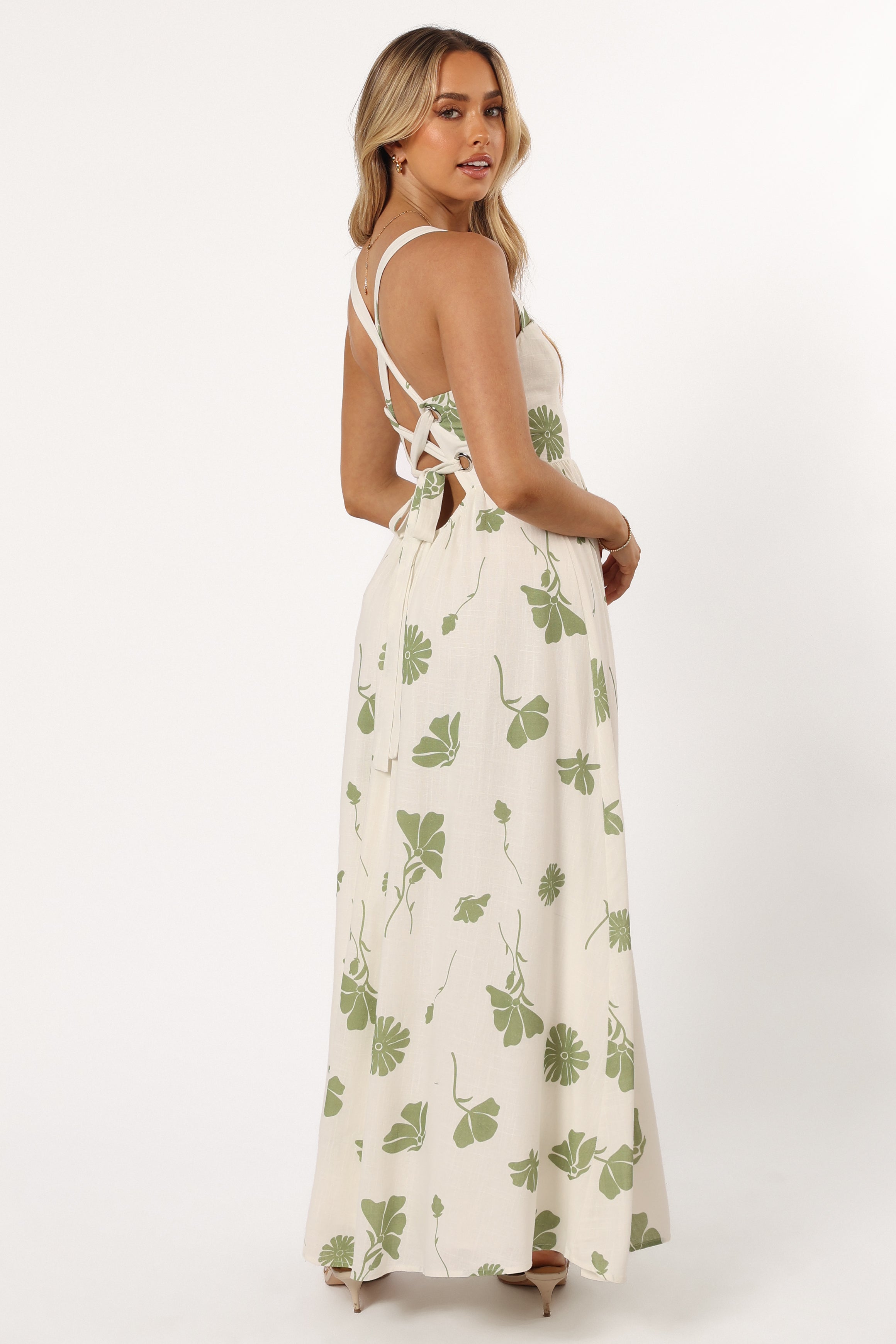 Hazel Maxi Dress - Sage Floral