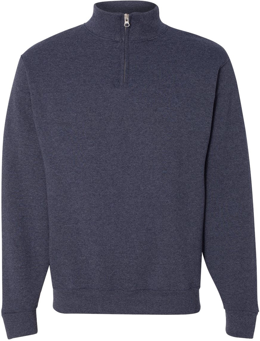 OUTLET-Jerzees Nublend Cadet Collar Quarter-Zip Sweatshirt