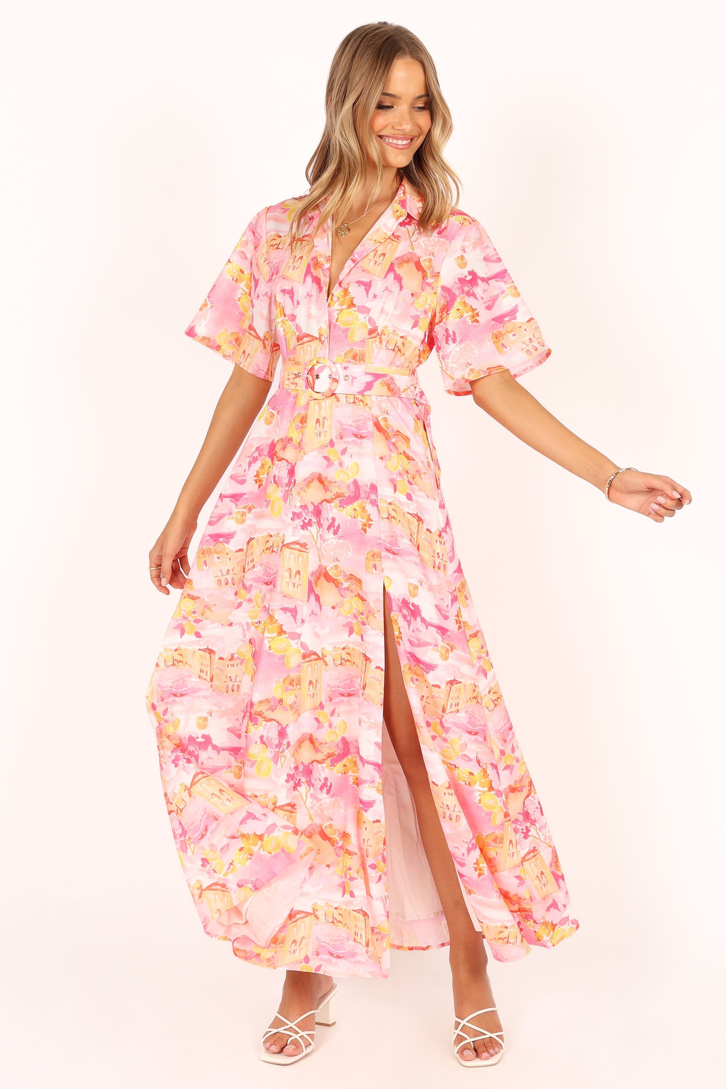 Arianna Maxi Dress - Pink Scenic