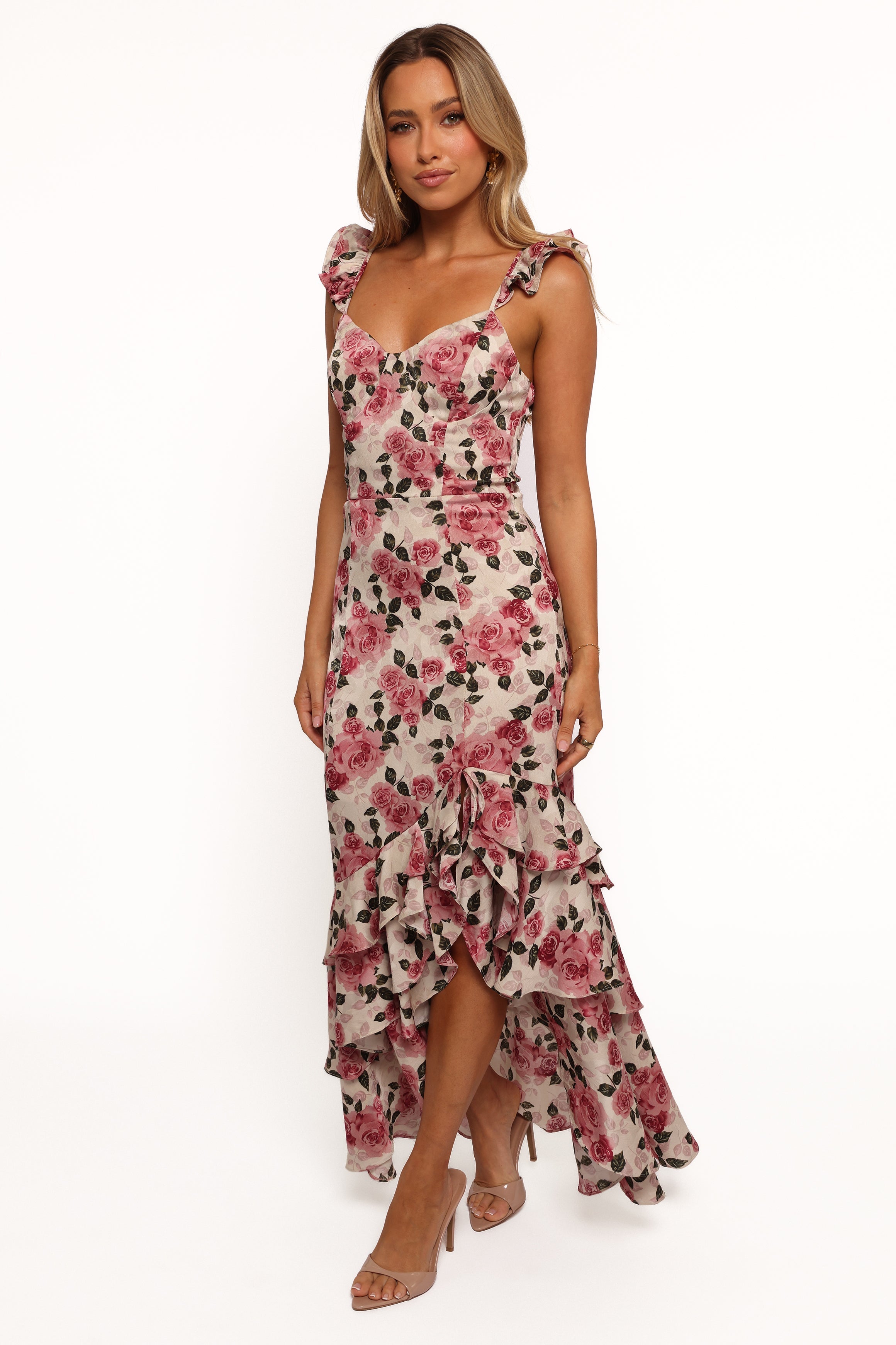 Zanie Maxi Dress - Rose Pink