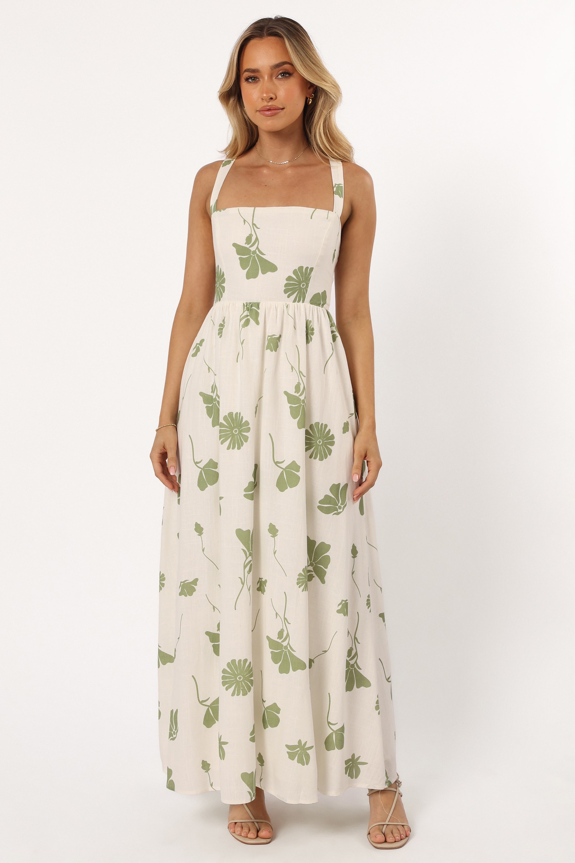 Hazel Maxi Dress - Sage Floral