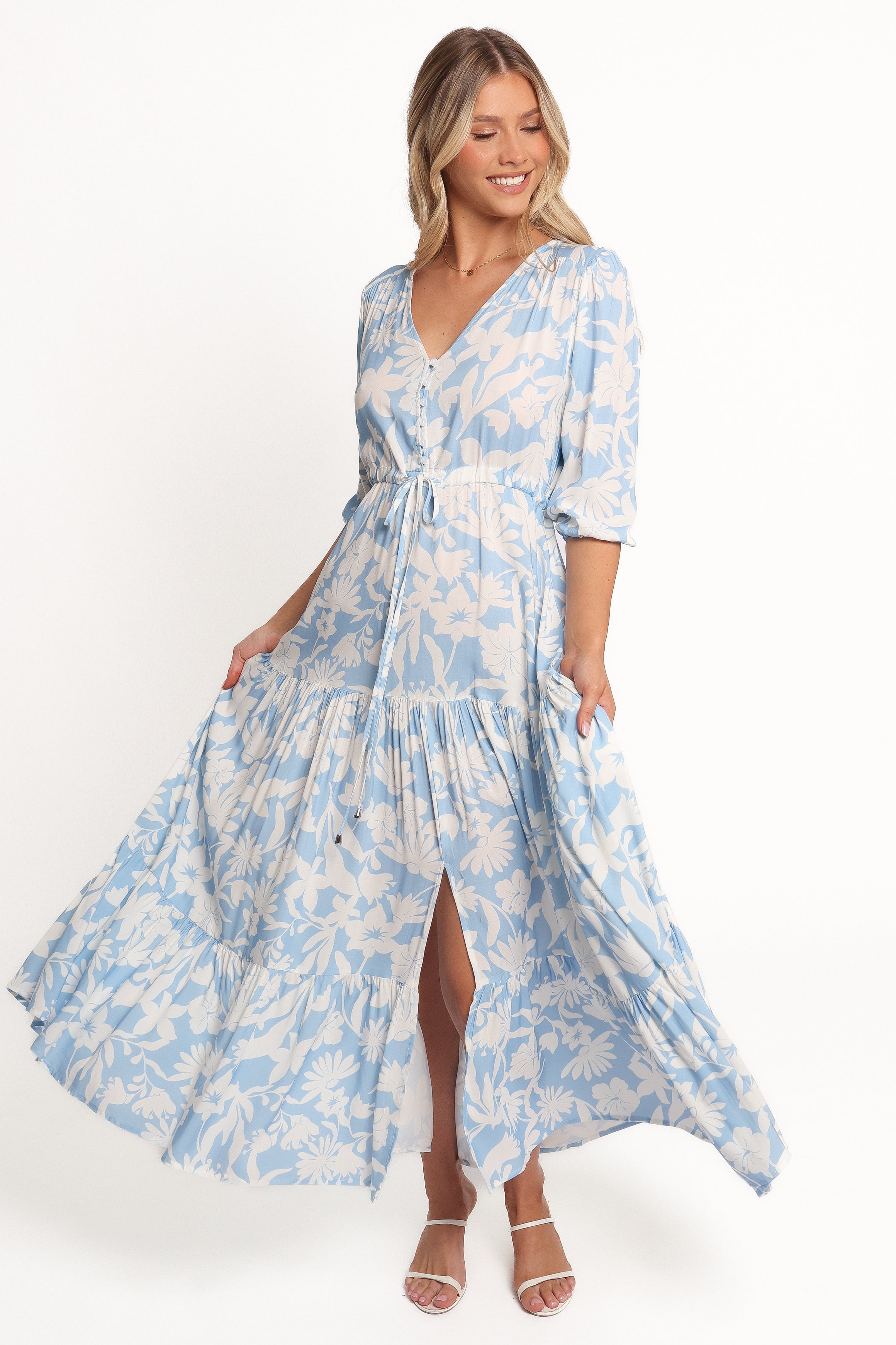 Kelda Dress - Blue Floral