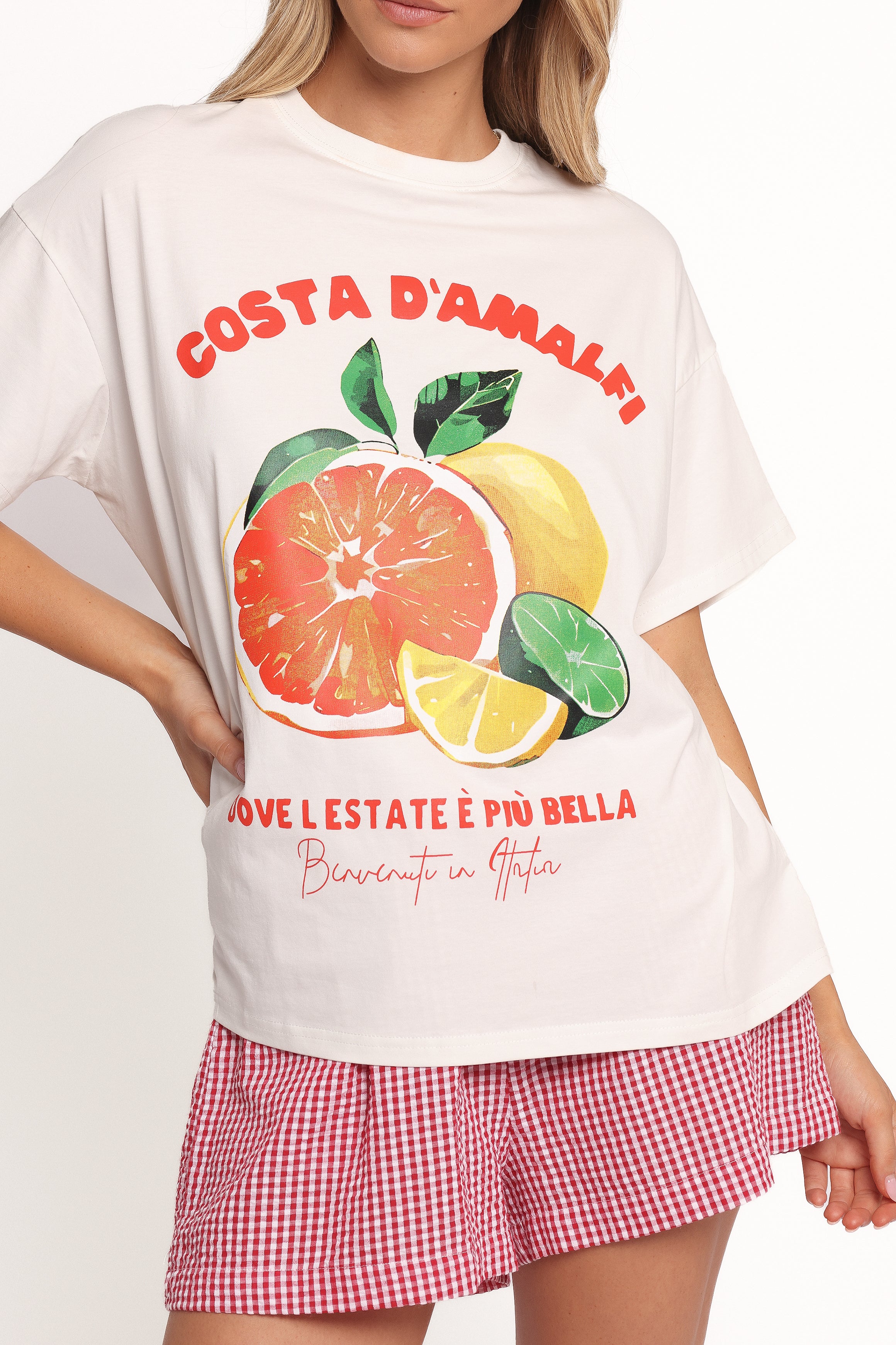 Costa D'Amalfi Tee - White