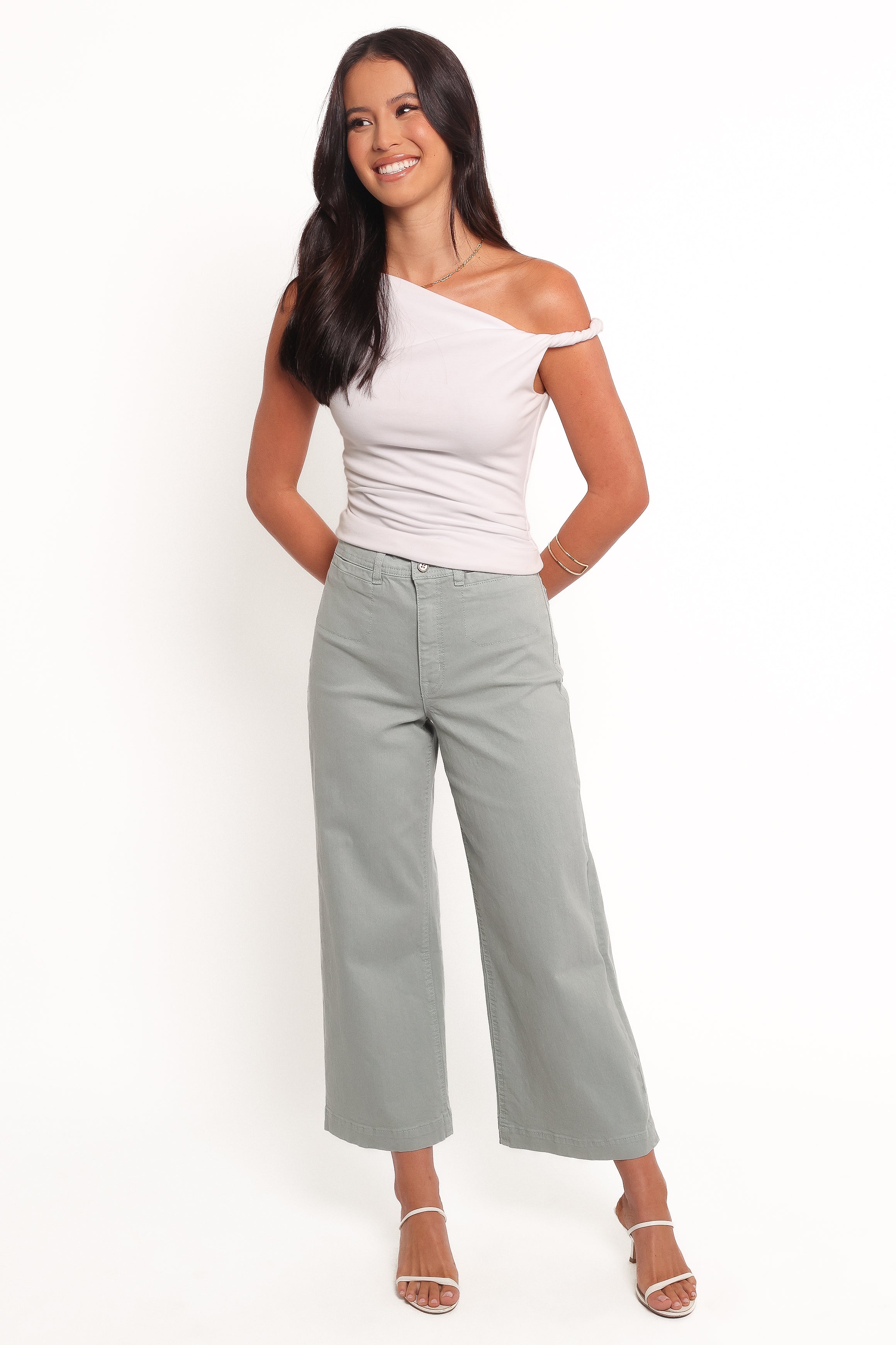 Gemma Cropped Wide Leg Jean - Zuma