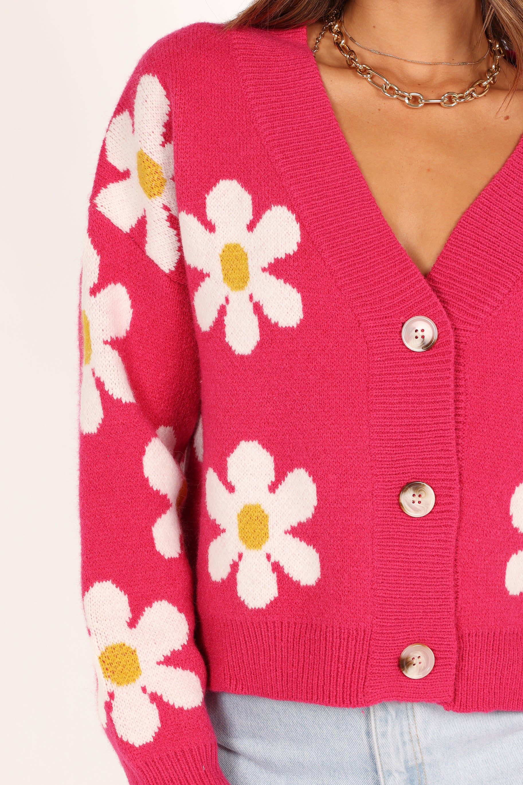 Daisy Cardigan - Orchid