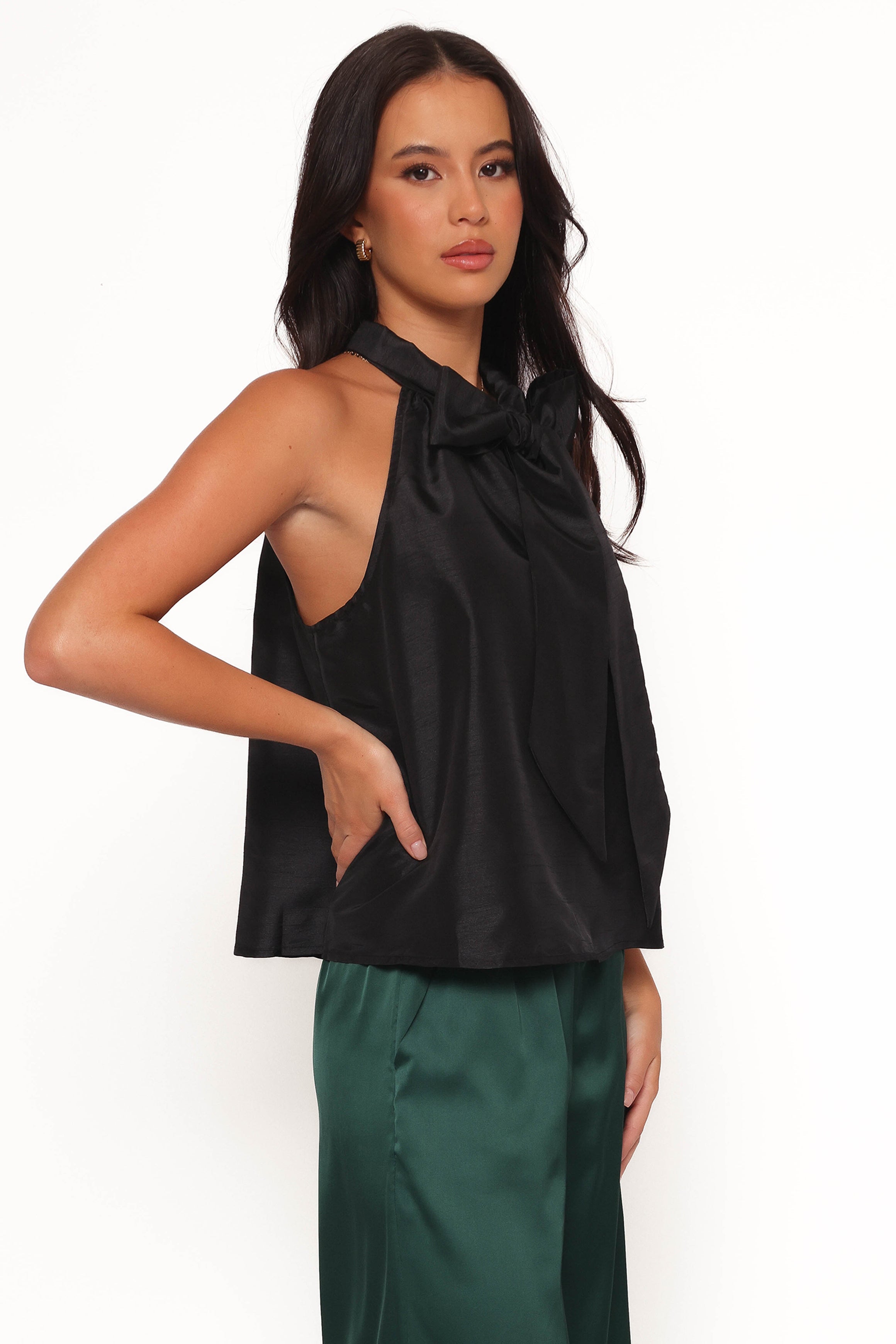 Faith Bow Top - Black