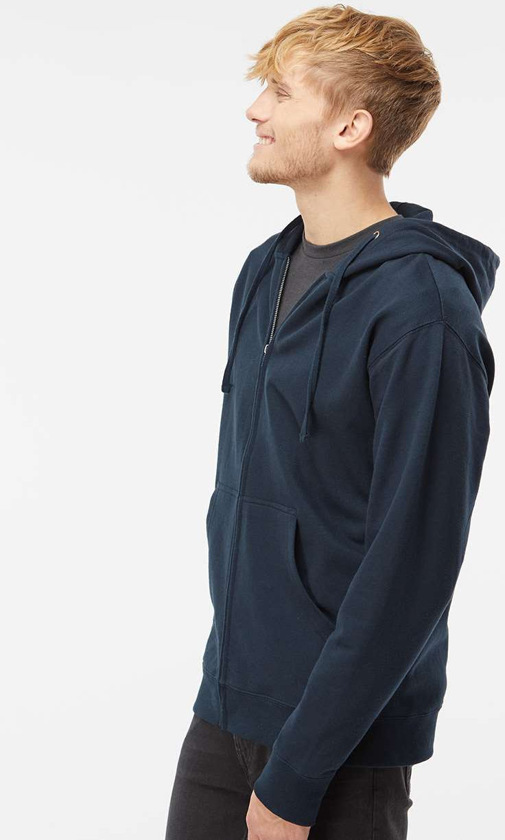 OUTLET-Independent Trading Co. Midweight Full-Zip Hooded Sweatshirt