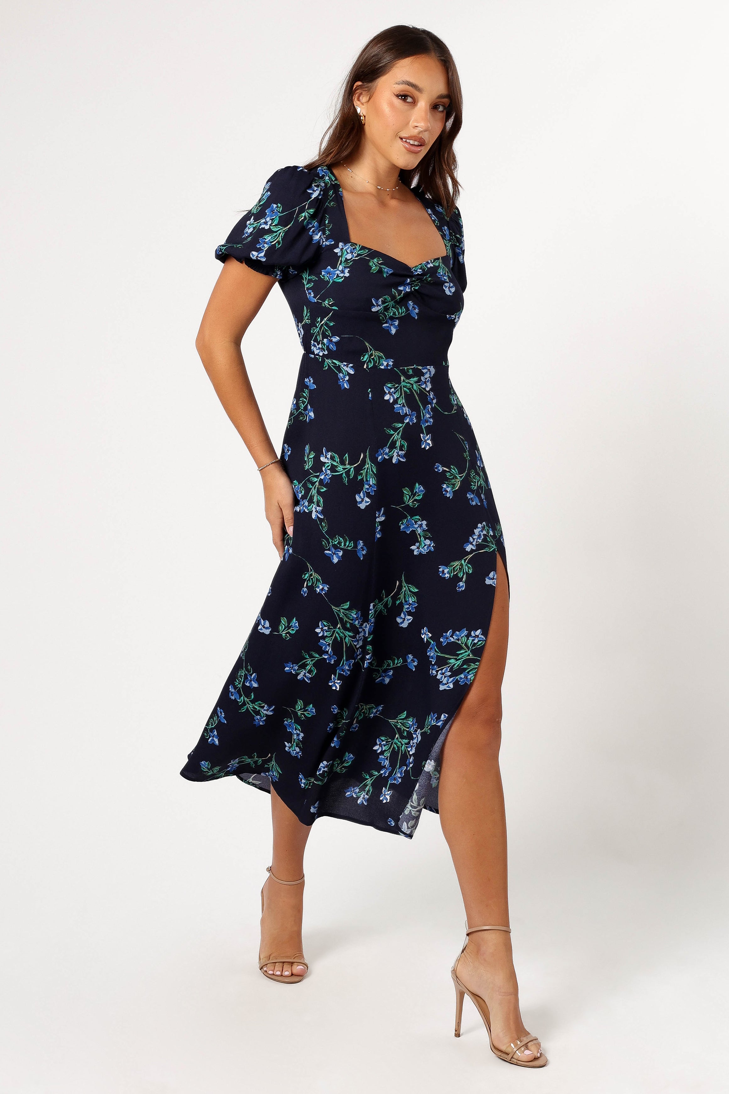 Hendrix Midi Dress - Midnight Blues