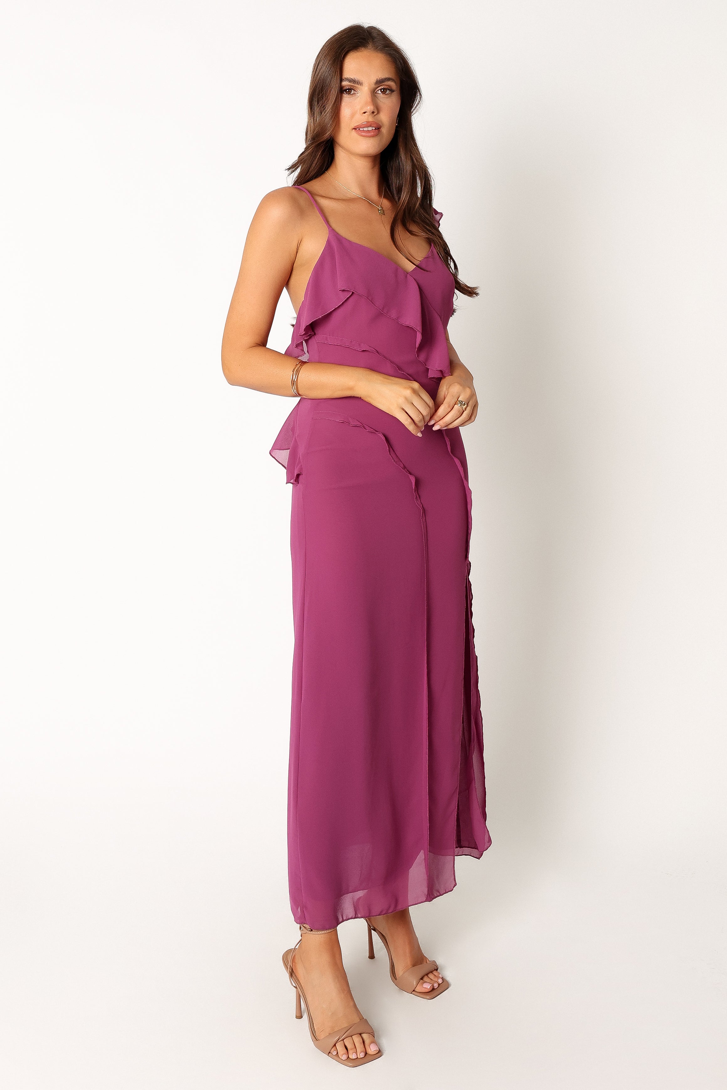 Stephy Maxi Dress - Purple