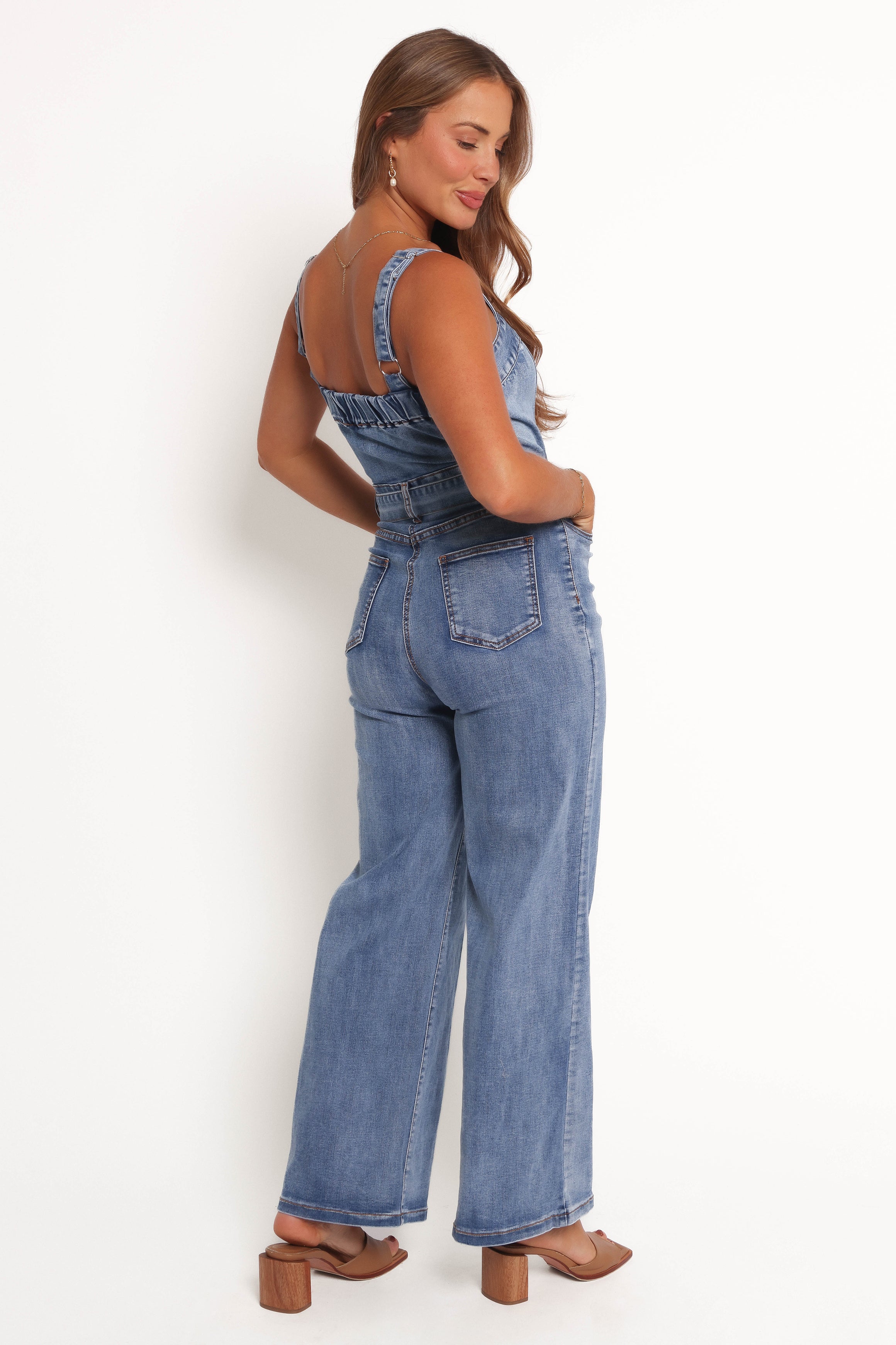 Edan Denim Jumpsuit - Denim