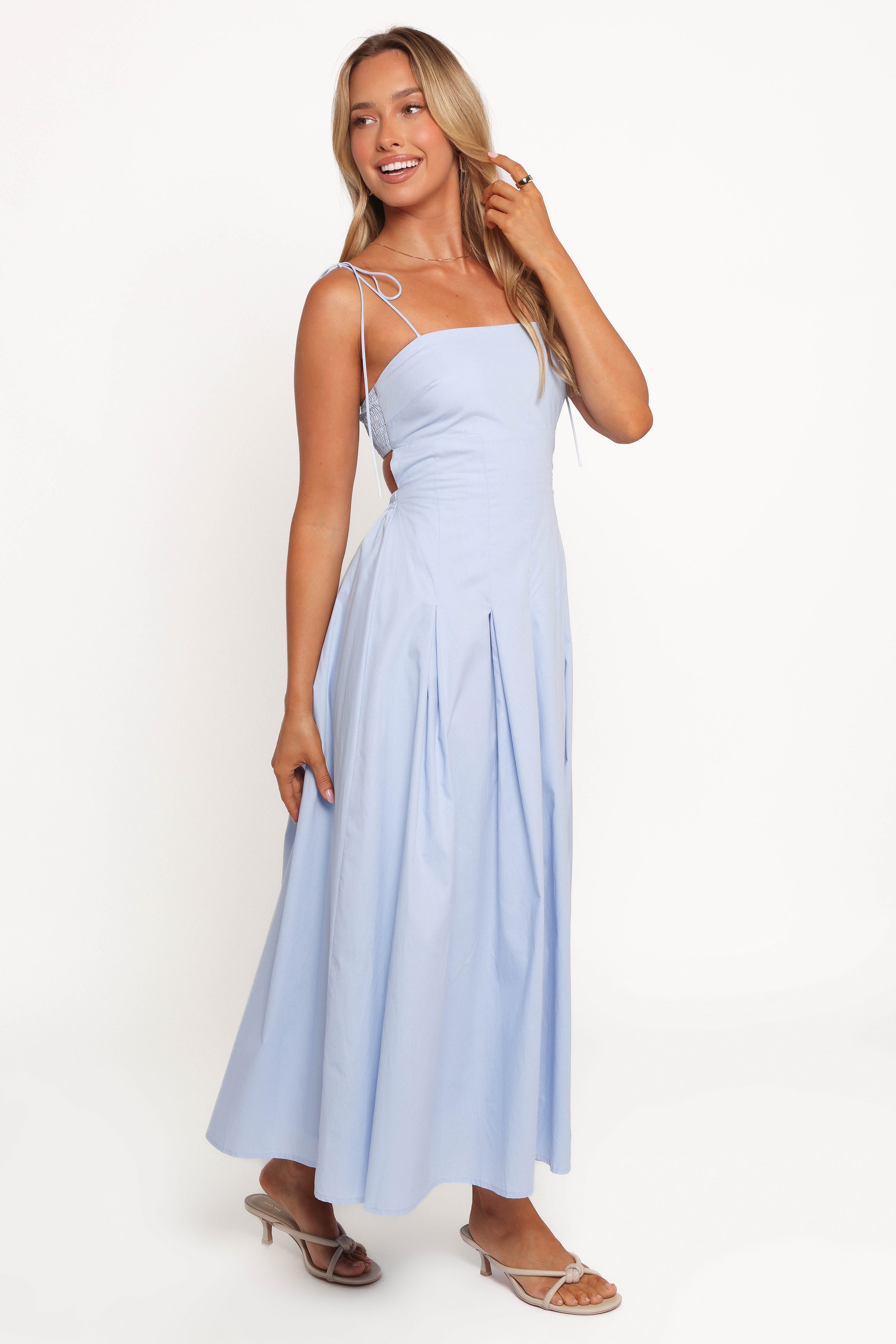 Briony Midi Dress - Blue