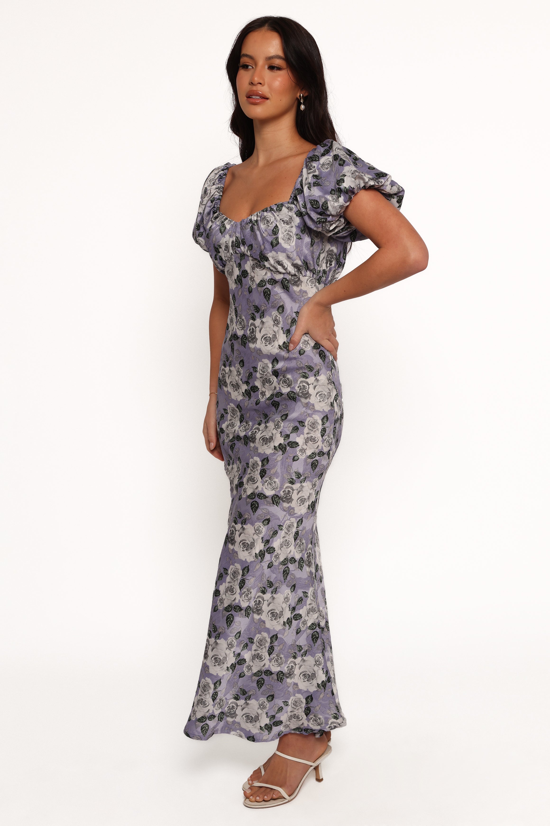 Marjorie Midi Dress - Lavender