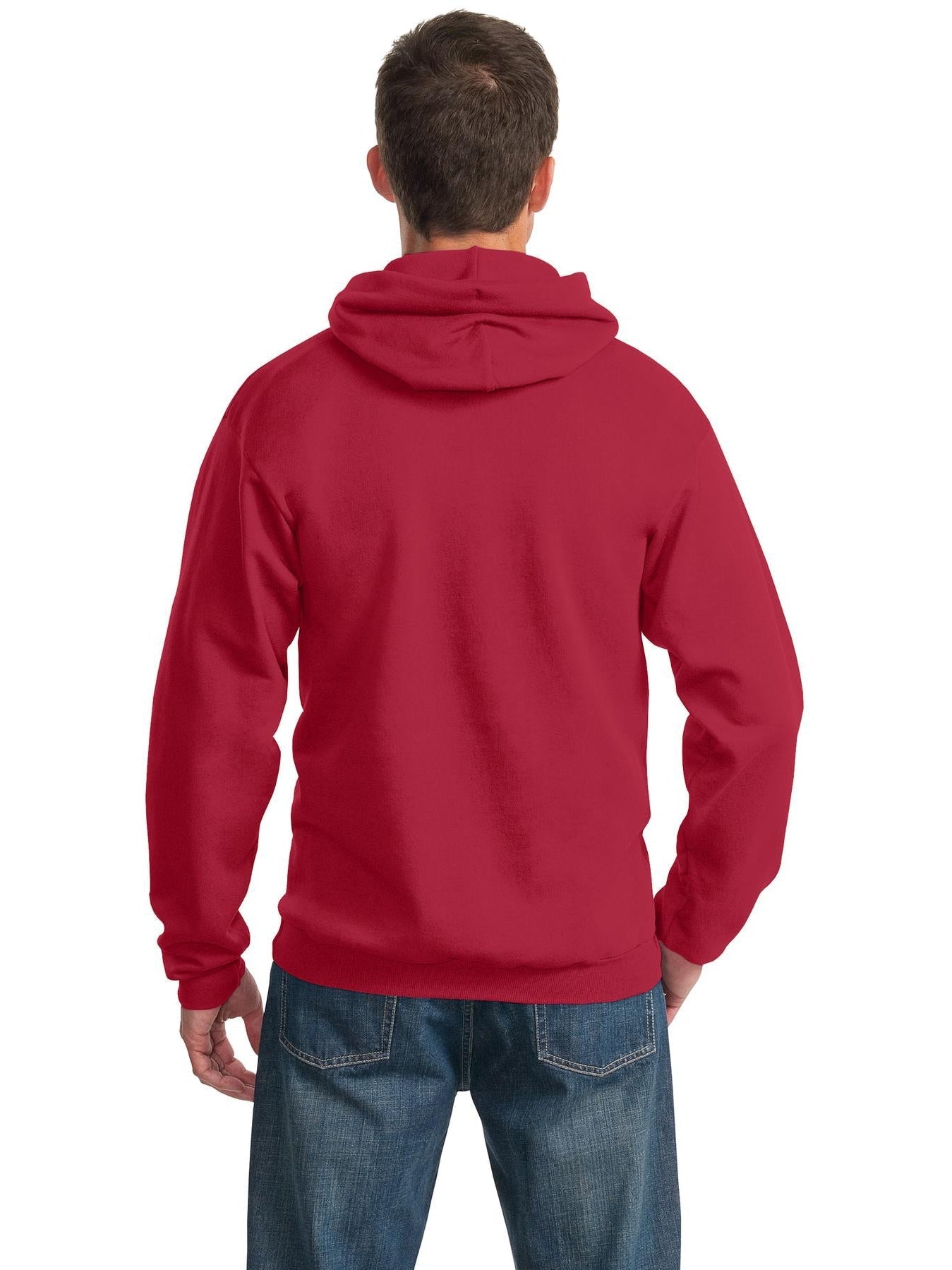 OUTLET-Port & Company Essential Fleece Pullover Hooded Sweatshirt