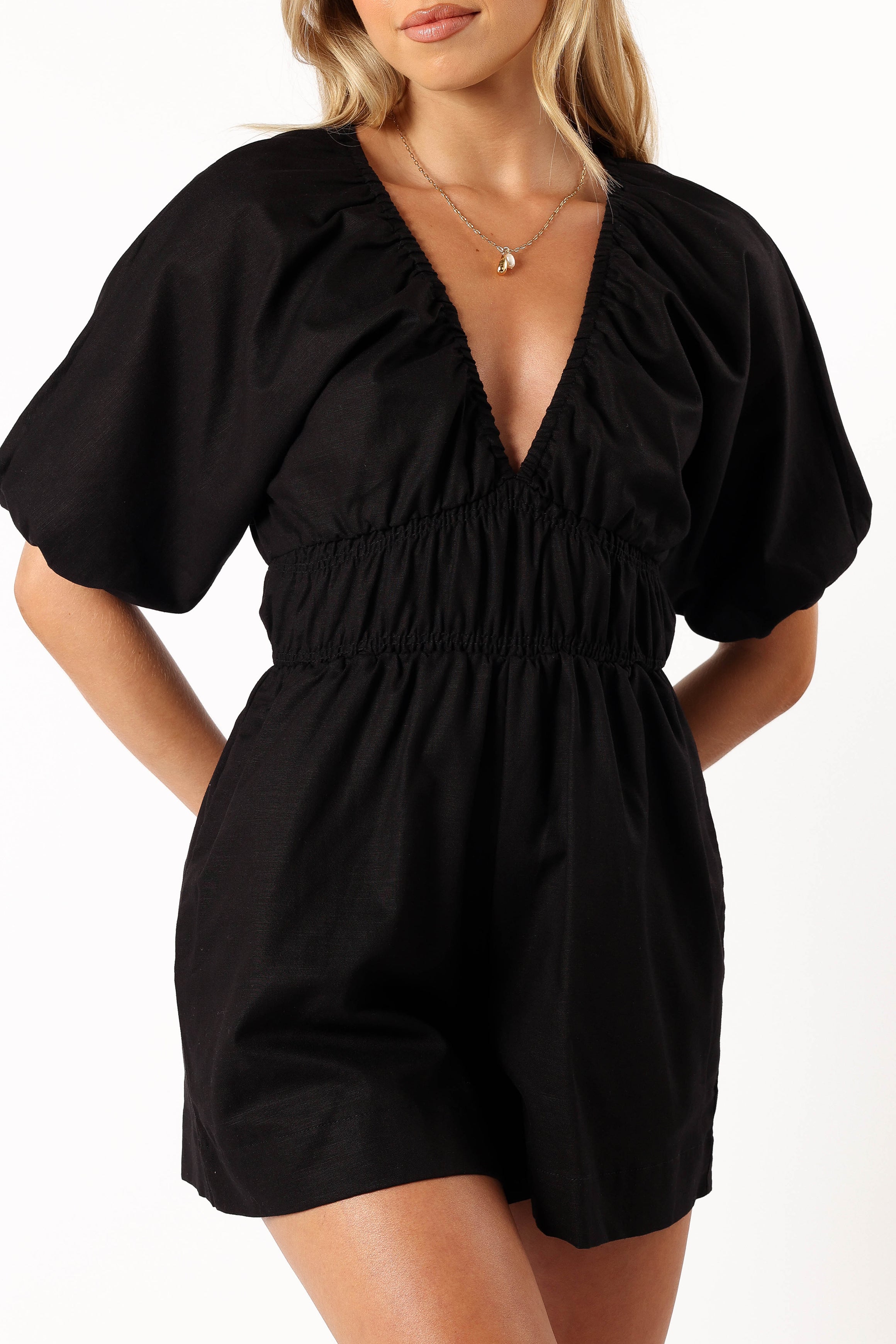 Kaia Romper - Black