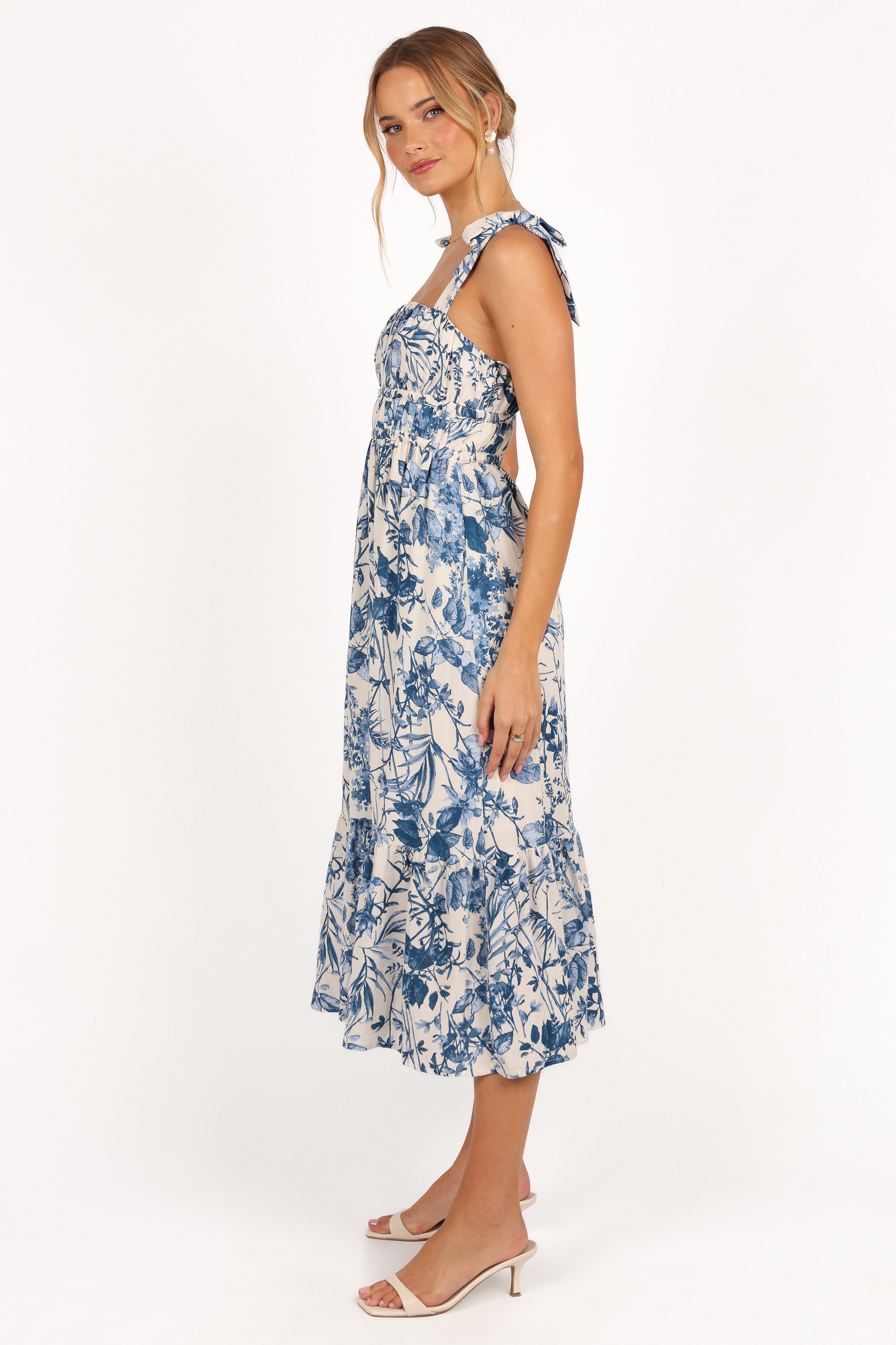 Harlowe Midi Dress - Porcelain Blue