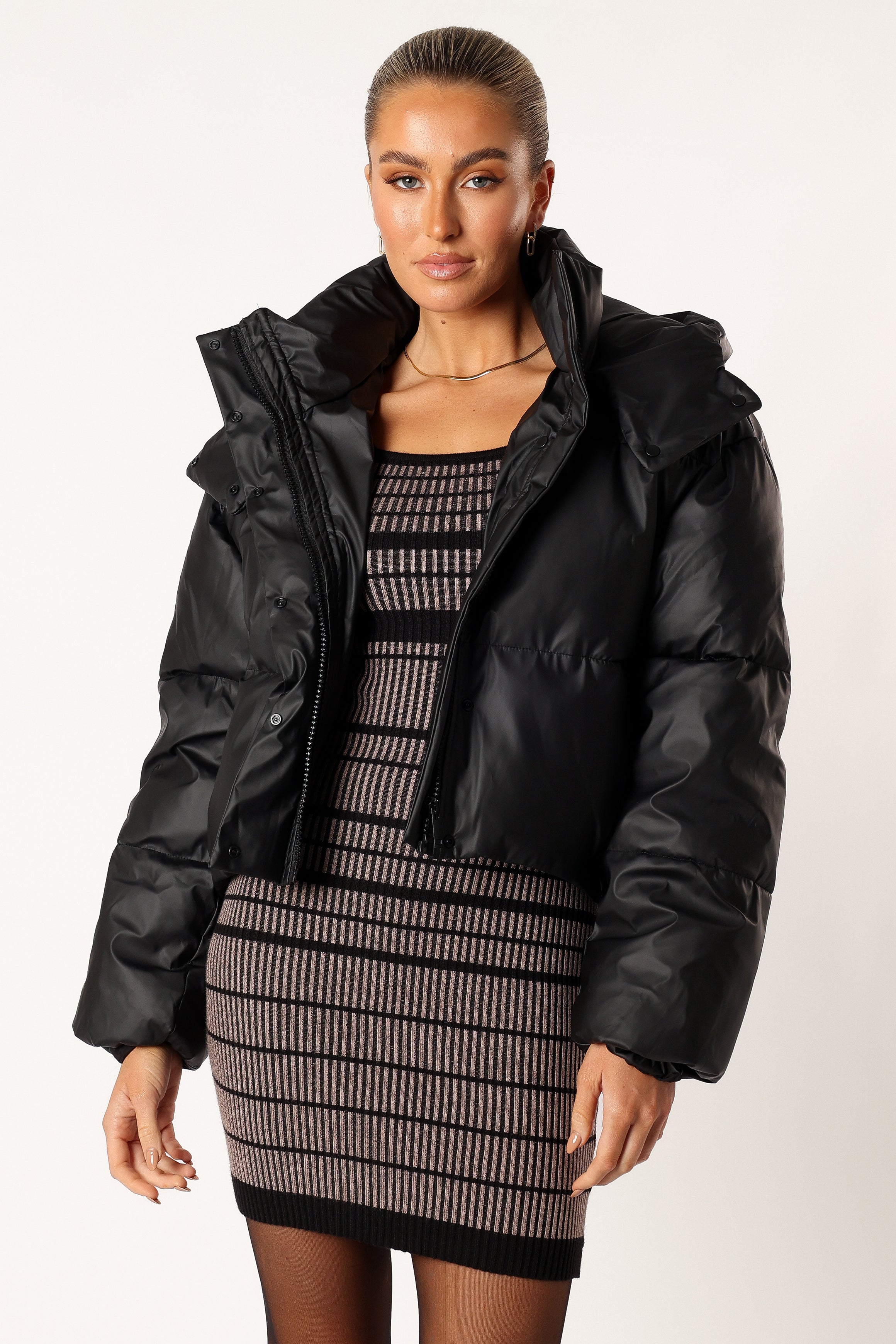 Tania Puffer Jacket - Black