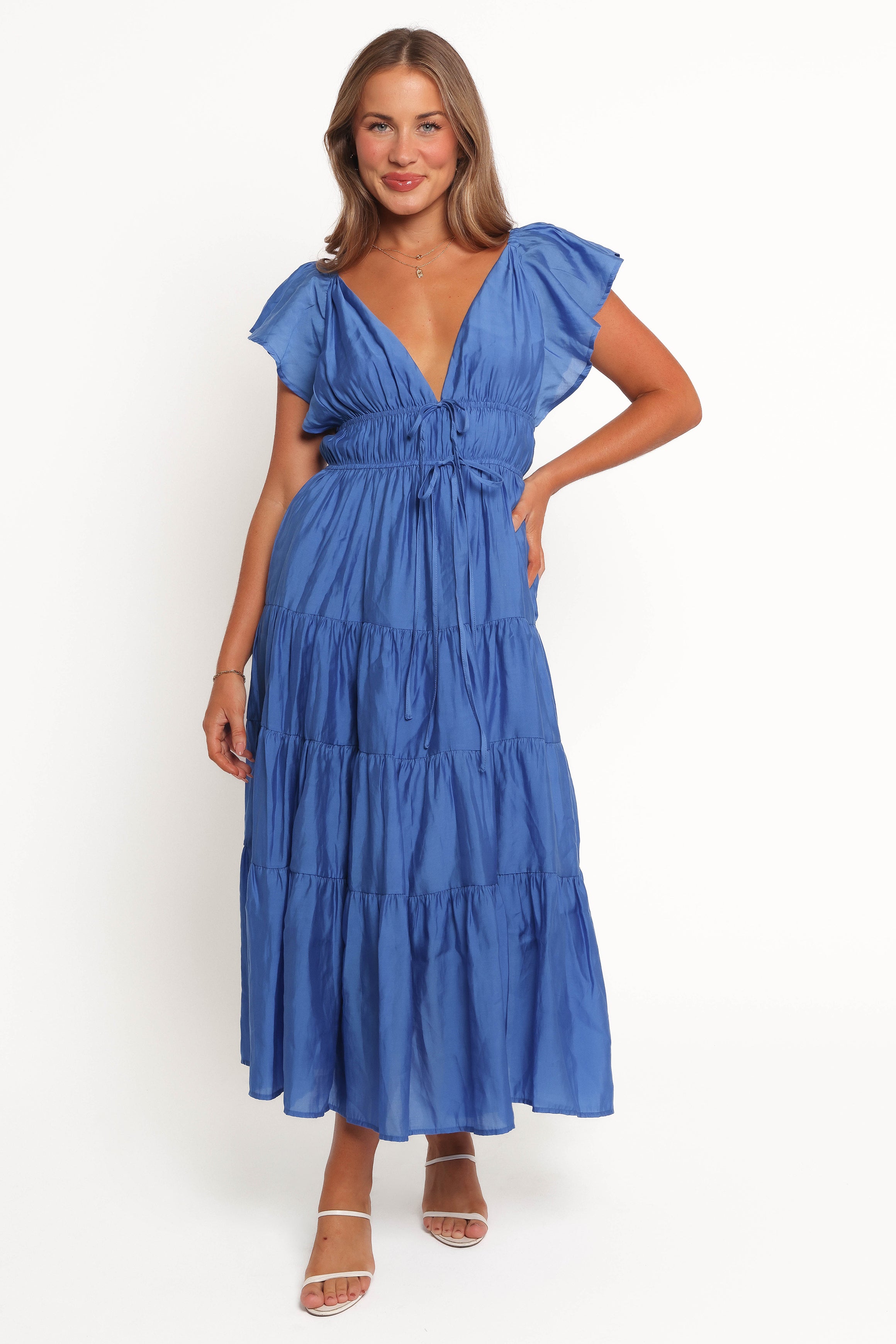 Elowen Midi Dress - Cobalt Blue