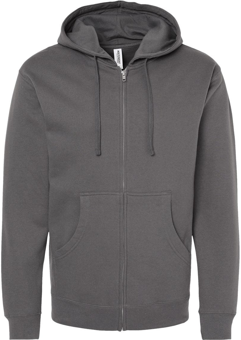 OUTLET-Independent Trading Co. Midweight Full-Zip Hooded Sweatshirt