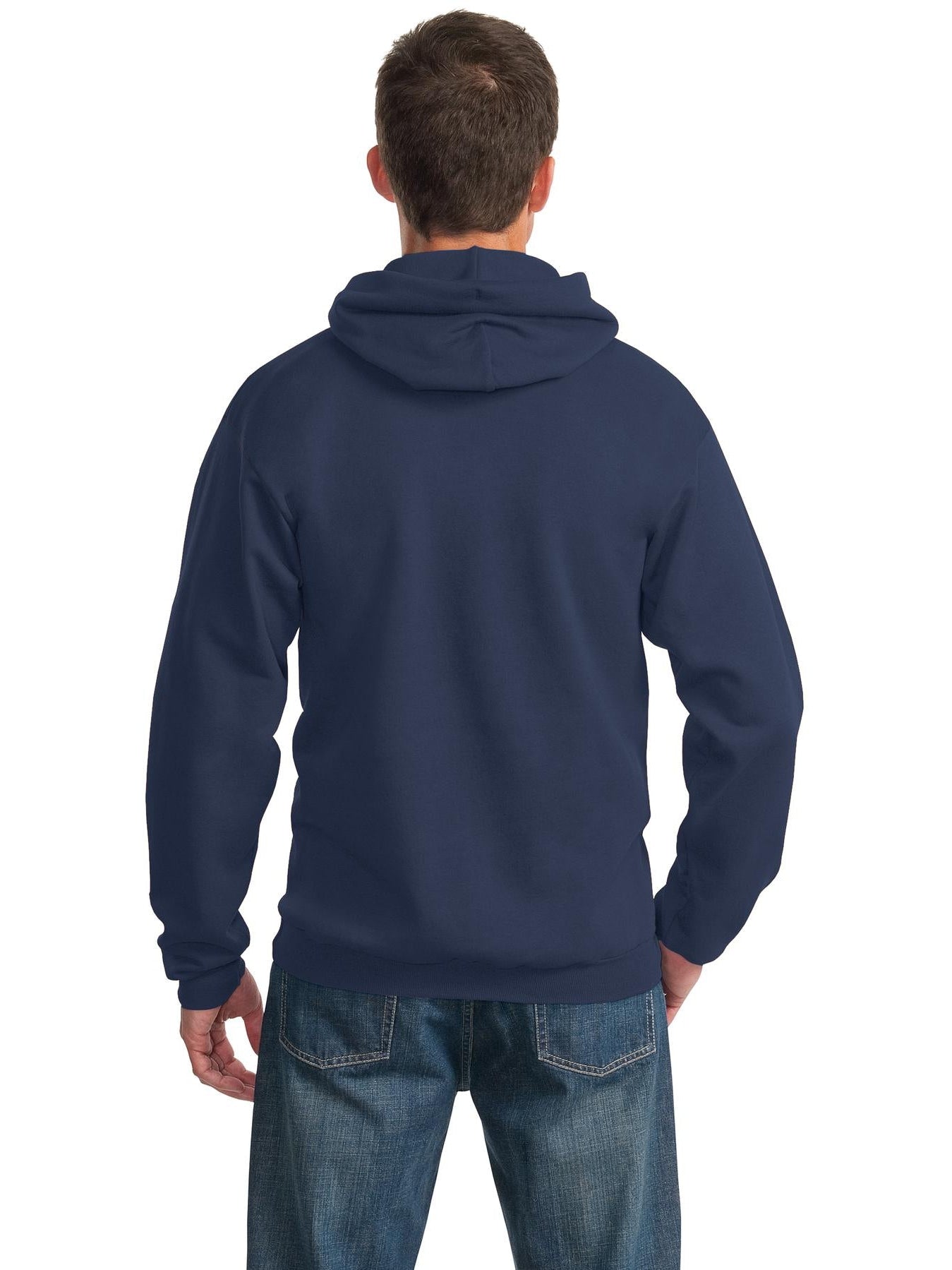 OUTLET-Port & Company Essential Fleece Pullover Hooded Sweatshirt