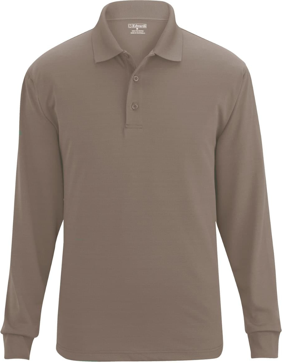 OUTLET-Edwards Unisex Snag Proof Long Sleeve Polo