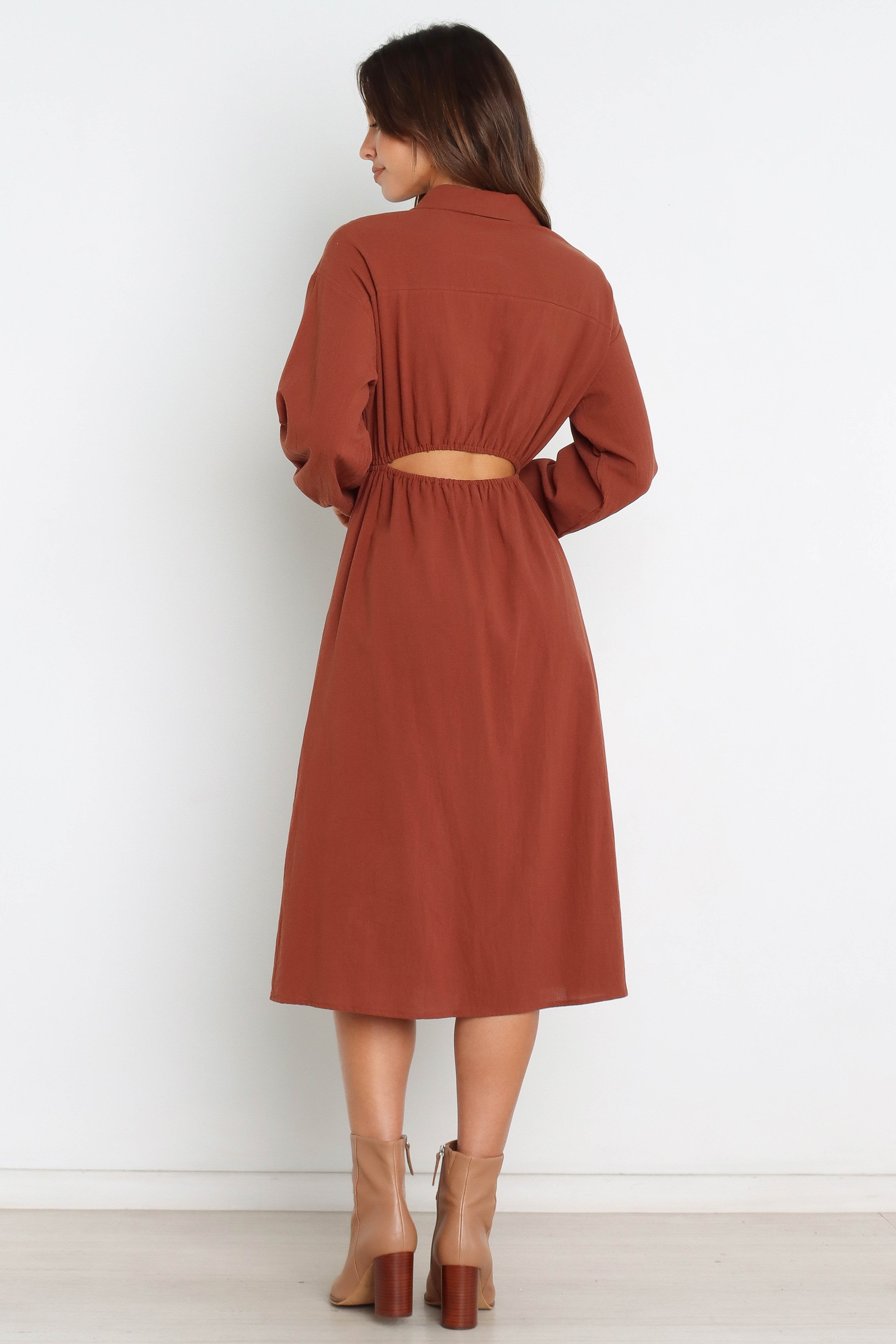 Jenly Dress - Brown