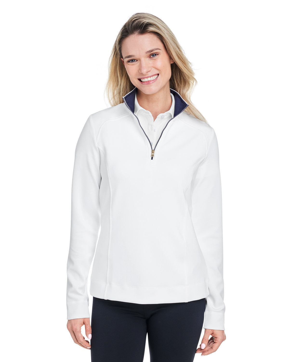 Fairway & Greene Ladies Wells Quarter-Zip Tech Pullover