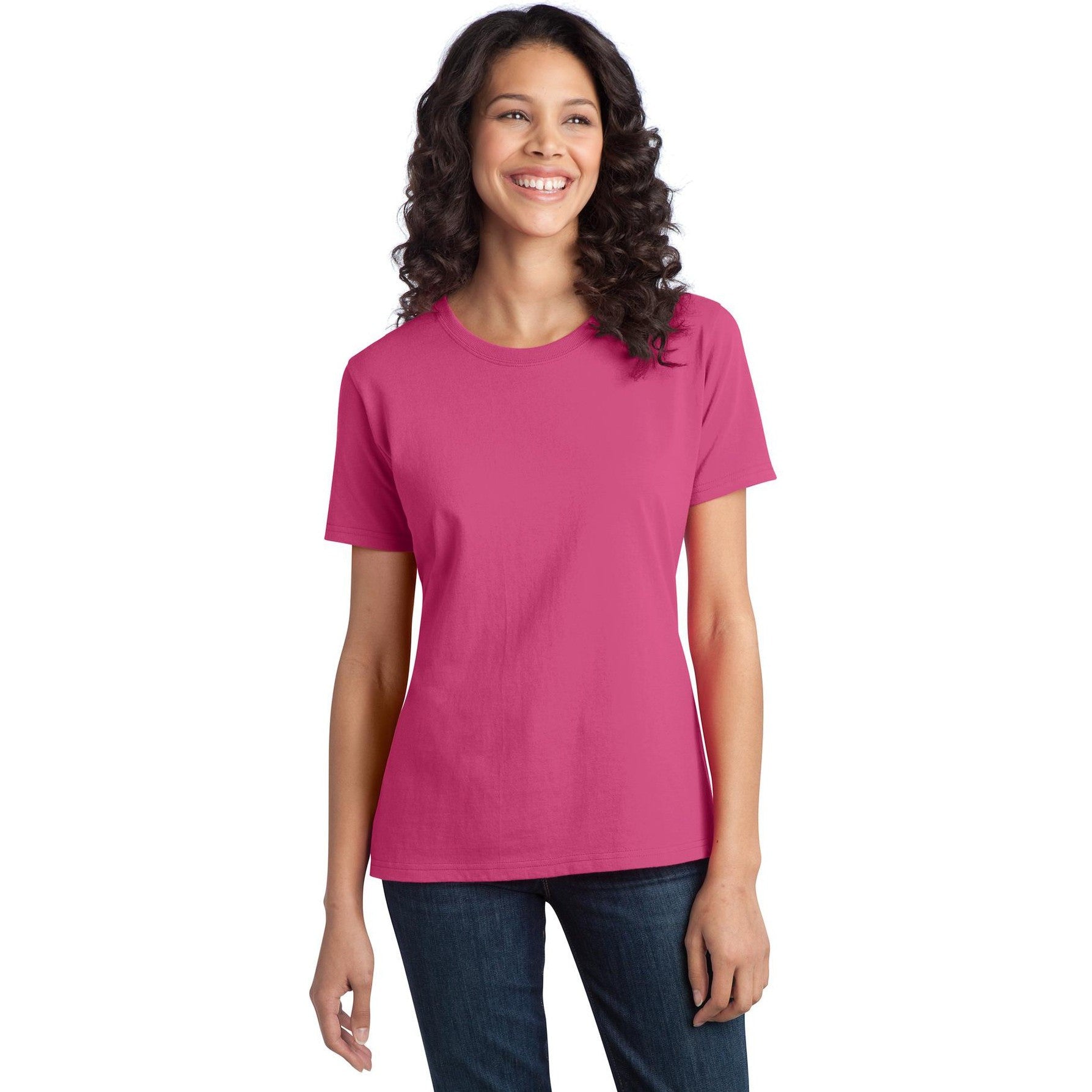 CLOSEOUT - Port & Company Ladies Ring Spun Cotton Tee