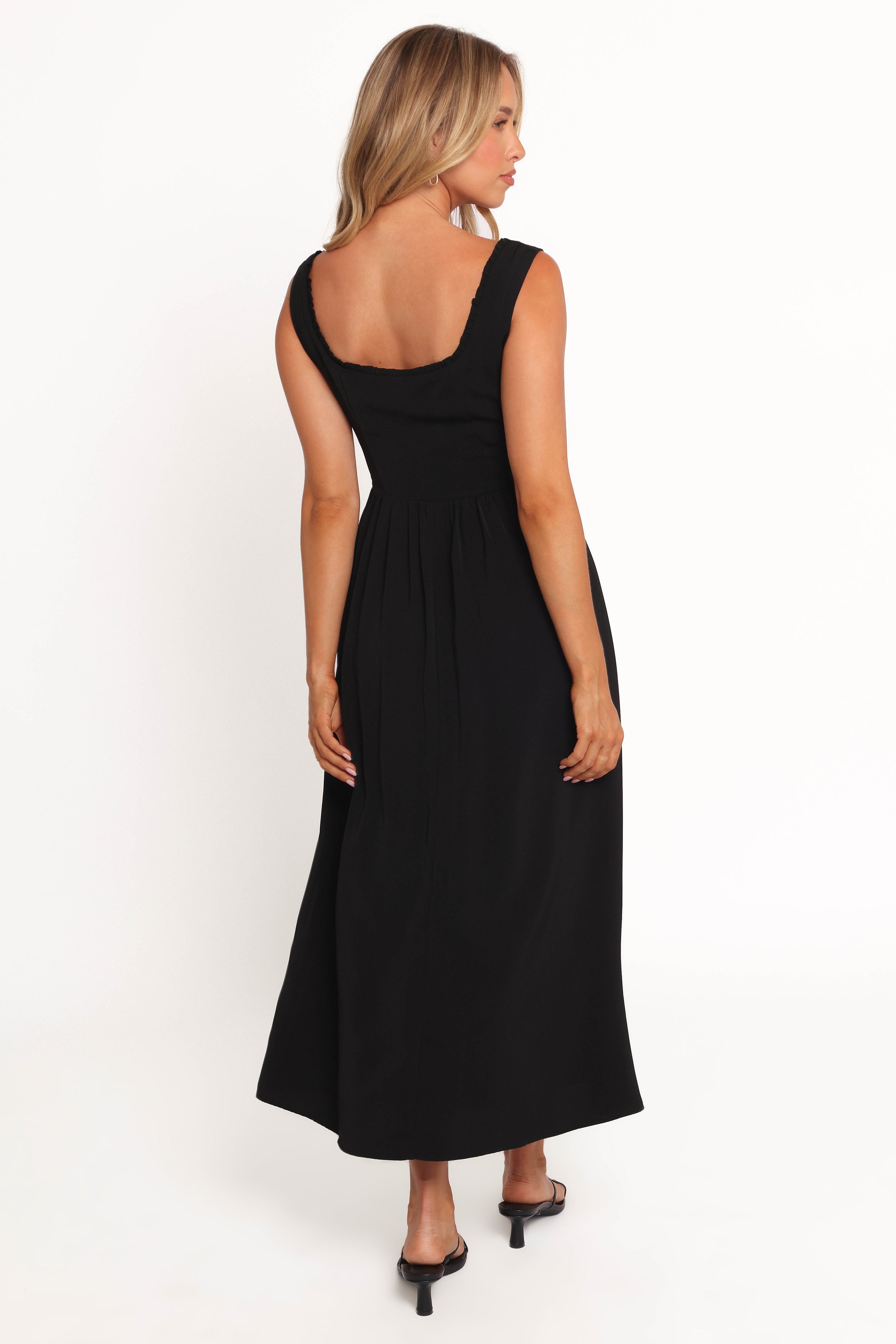 Melrose Midi Dress - Black