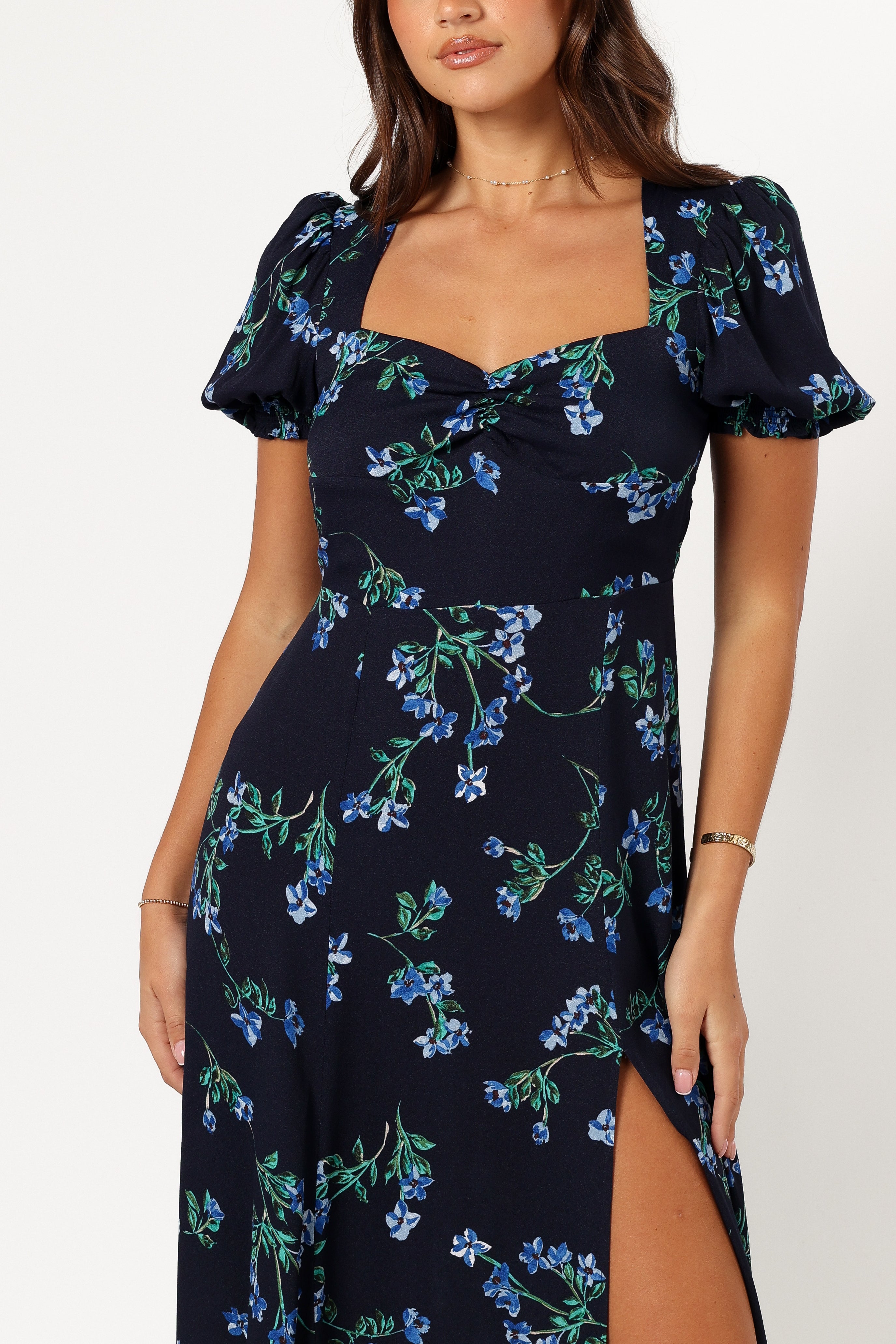 Hendrix Midi Dress - Midnight Blues