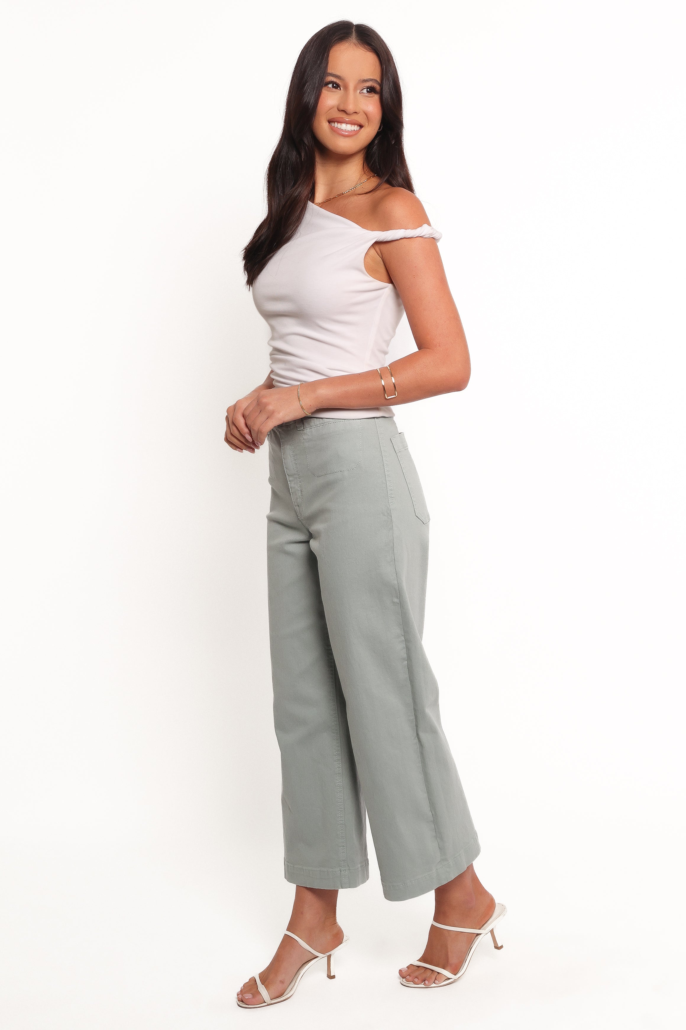 Gemma Cropped Wide Leg Jean - Zuma