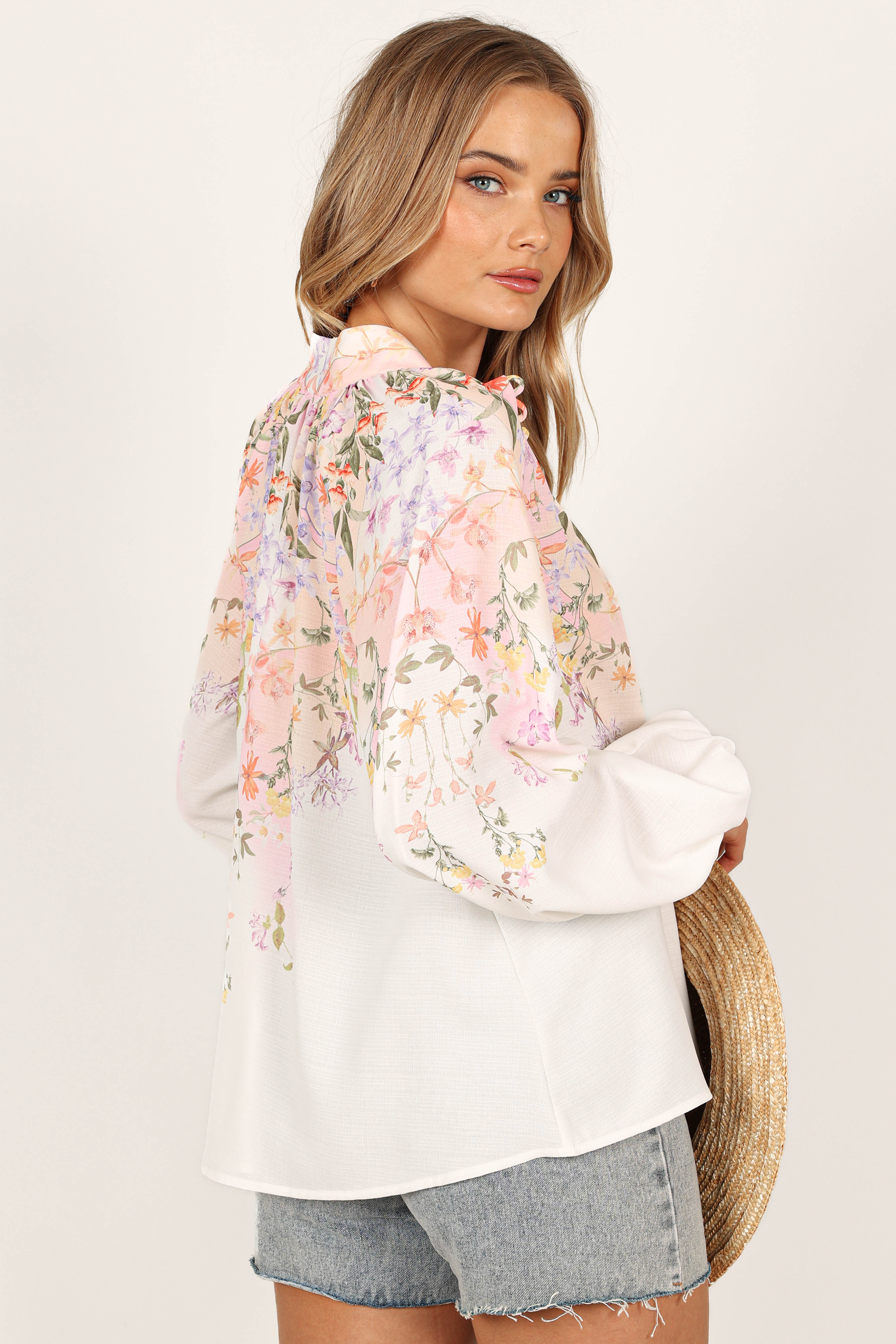 Tiarna Shirt - White Floral