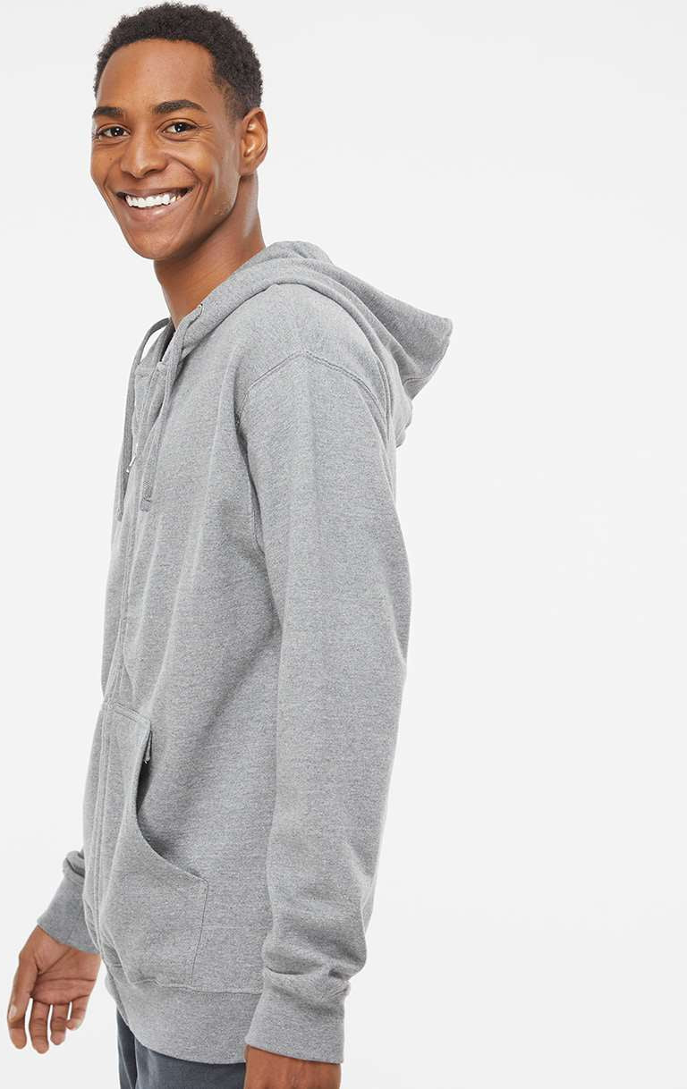 OUTLET-Independent Trading Co. Midweight Full-Zip Hooded Sweatshirt