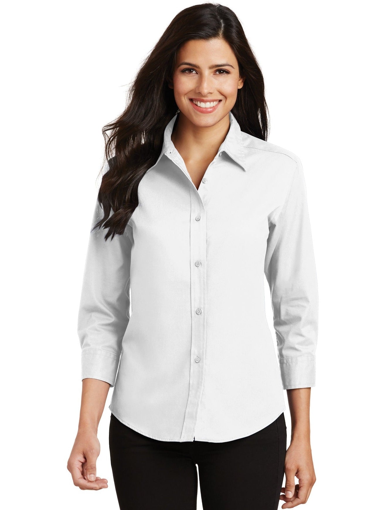 OUTLET-Port Authority Ladies 3/4-Sleeve Easy Care