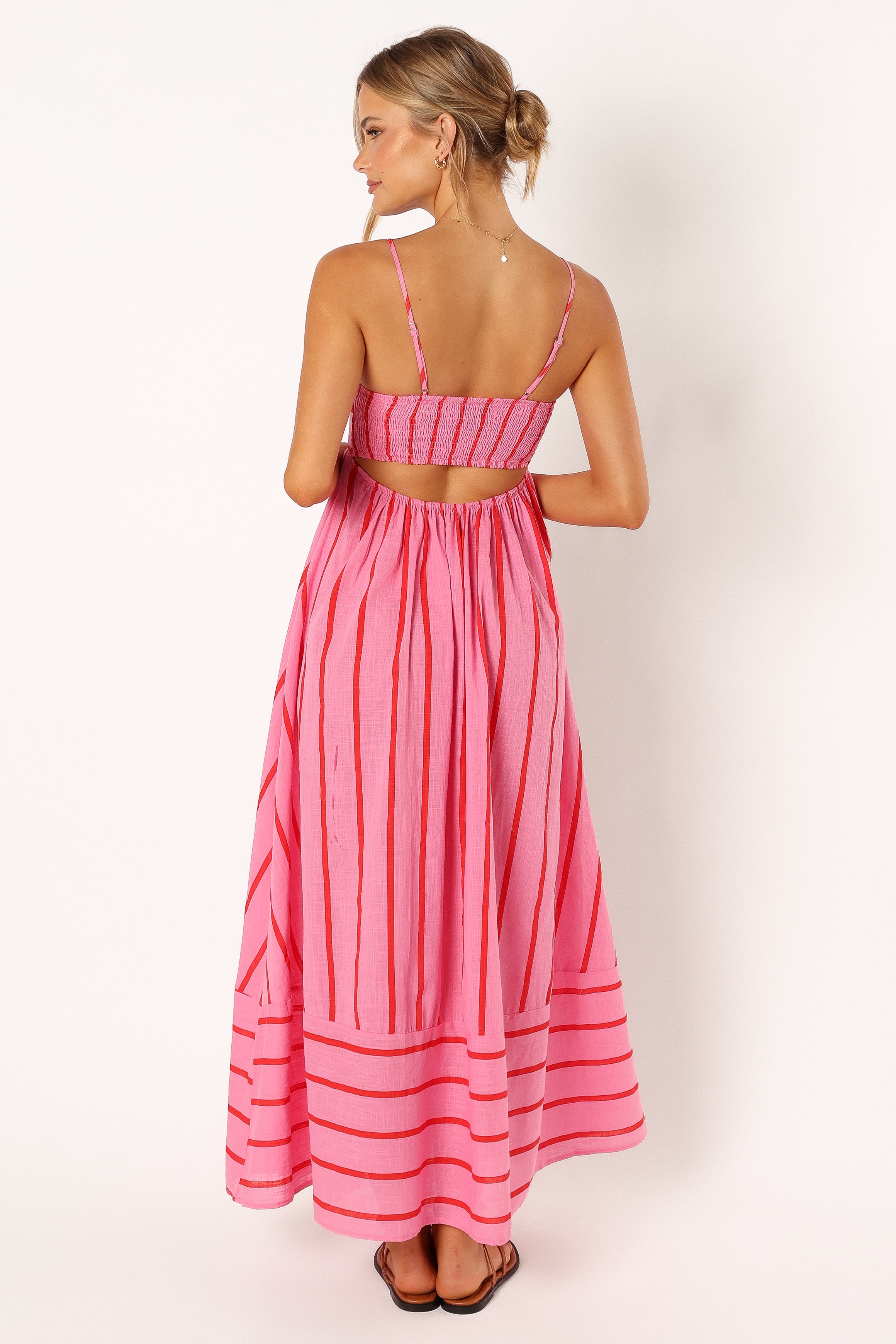 Pixie Maxi Dress - Pink Red
