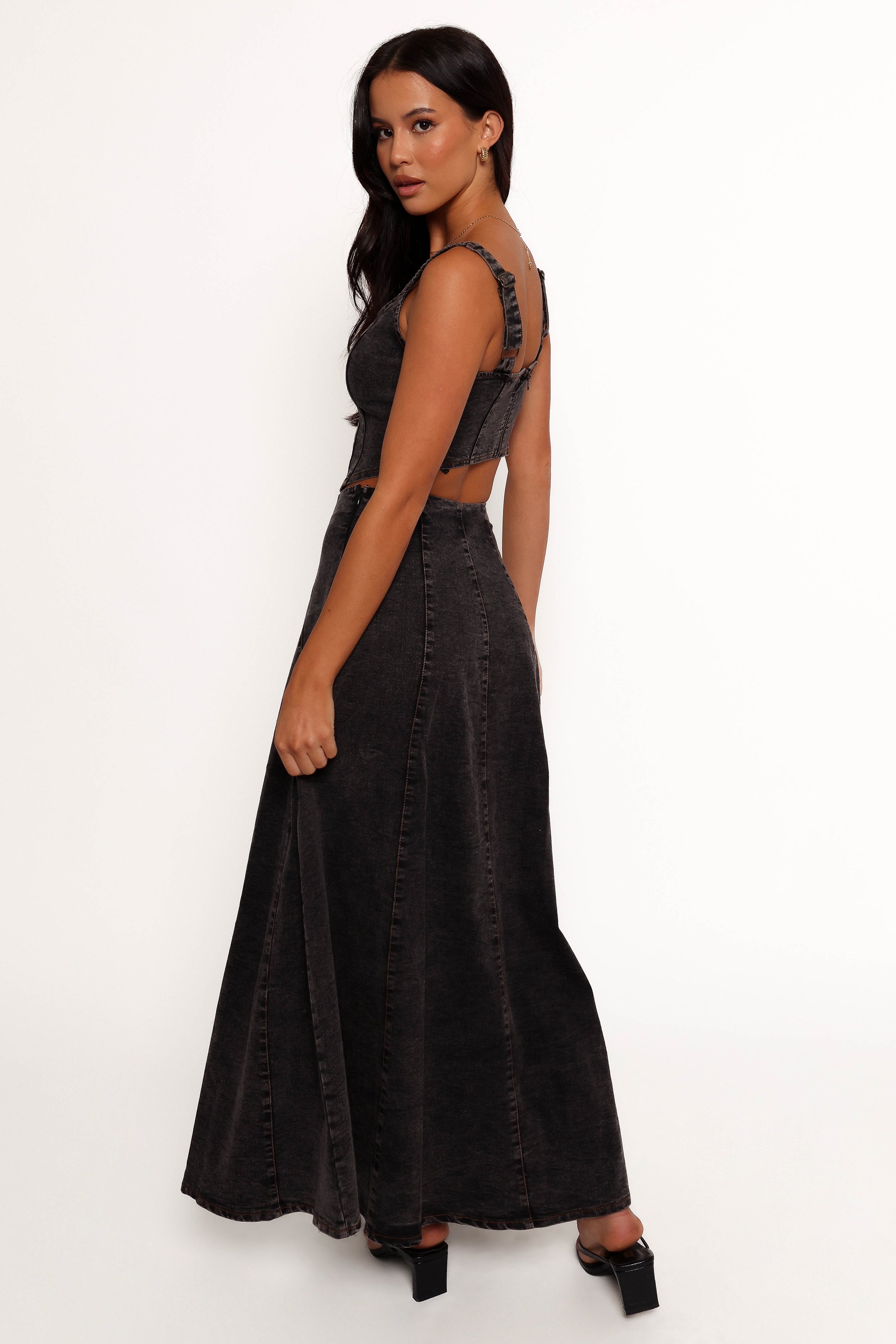 Mara Midi Skirt - Black