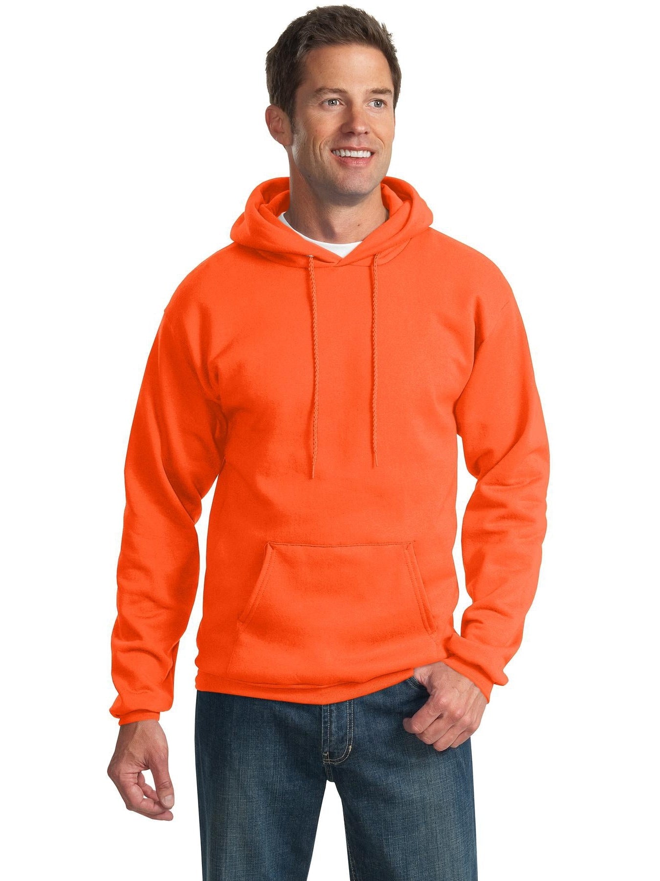 OUTLET-Port & Company Essential Fleece Pullover Hooded Sweatshirt