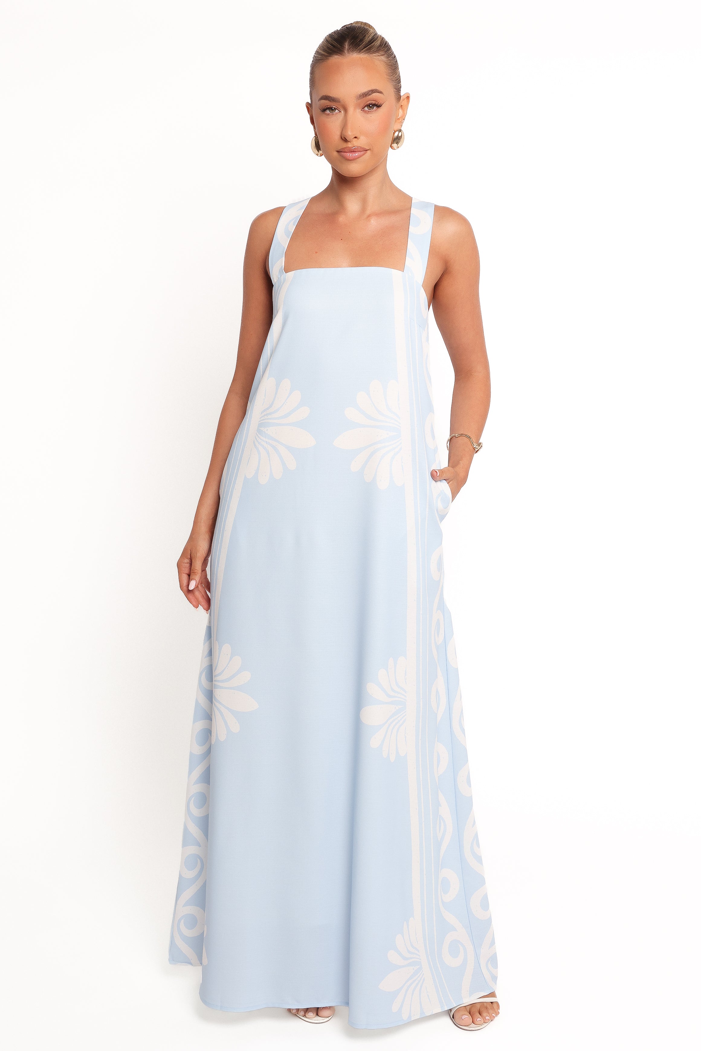 Valeria Maxi Dress - Blue